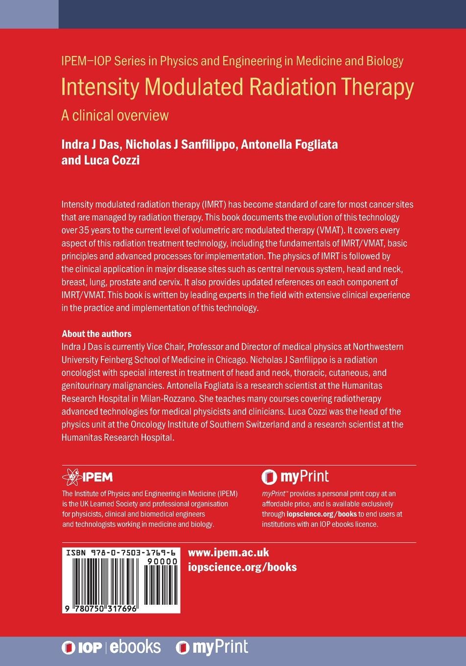 Rückseitencover Intensity Modulated Radiation Therapy