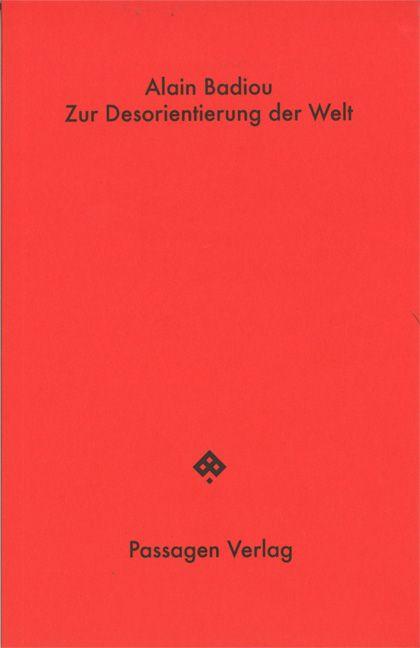 Vorderes Coverbild Zur Desorientierung der Welt