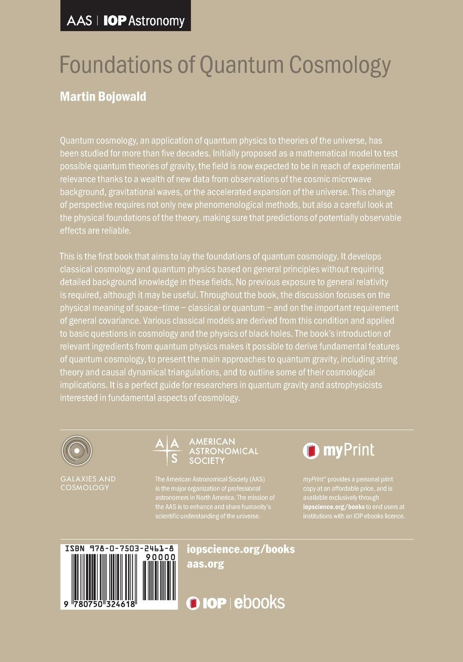 Rückseitencover Foundations of Quantum Cosmology