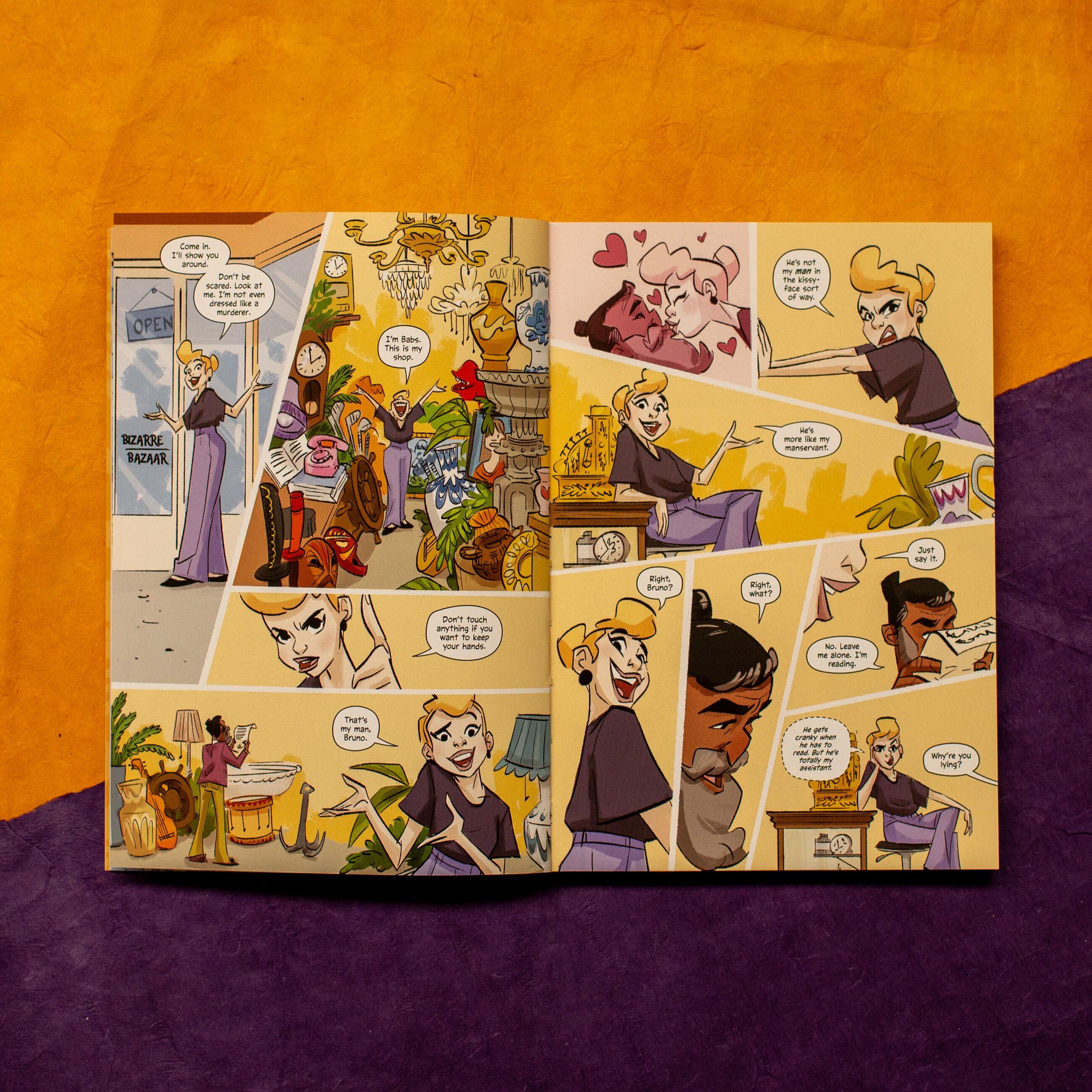 Beispielinhalt (Bild) The Bizarre Bazaar: Down a Dark Path (a Graphic Novel)