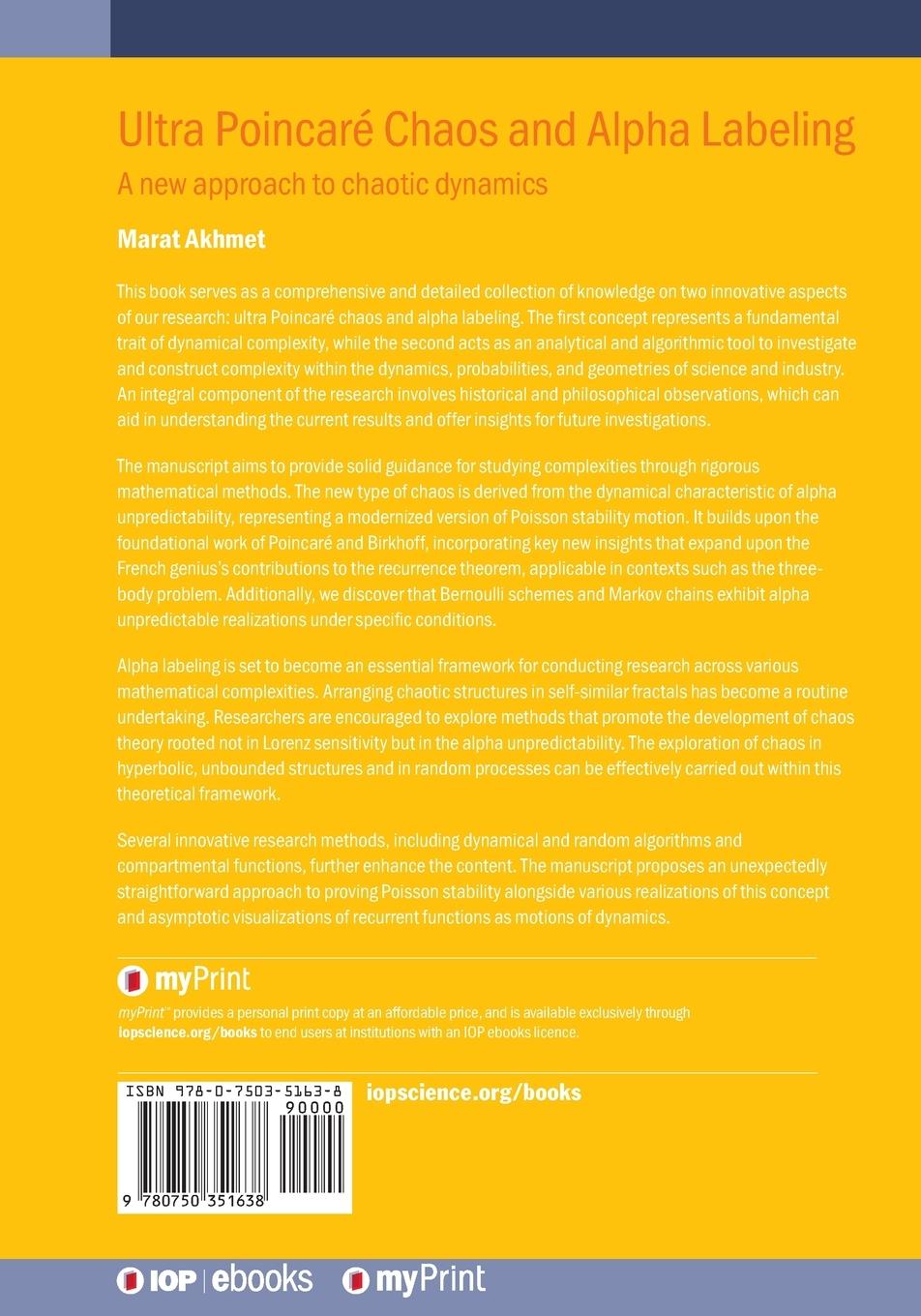 Rückseitencover Ultra Poincaré Chaos and Alpha Labeling