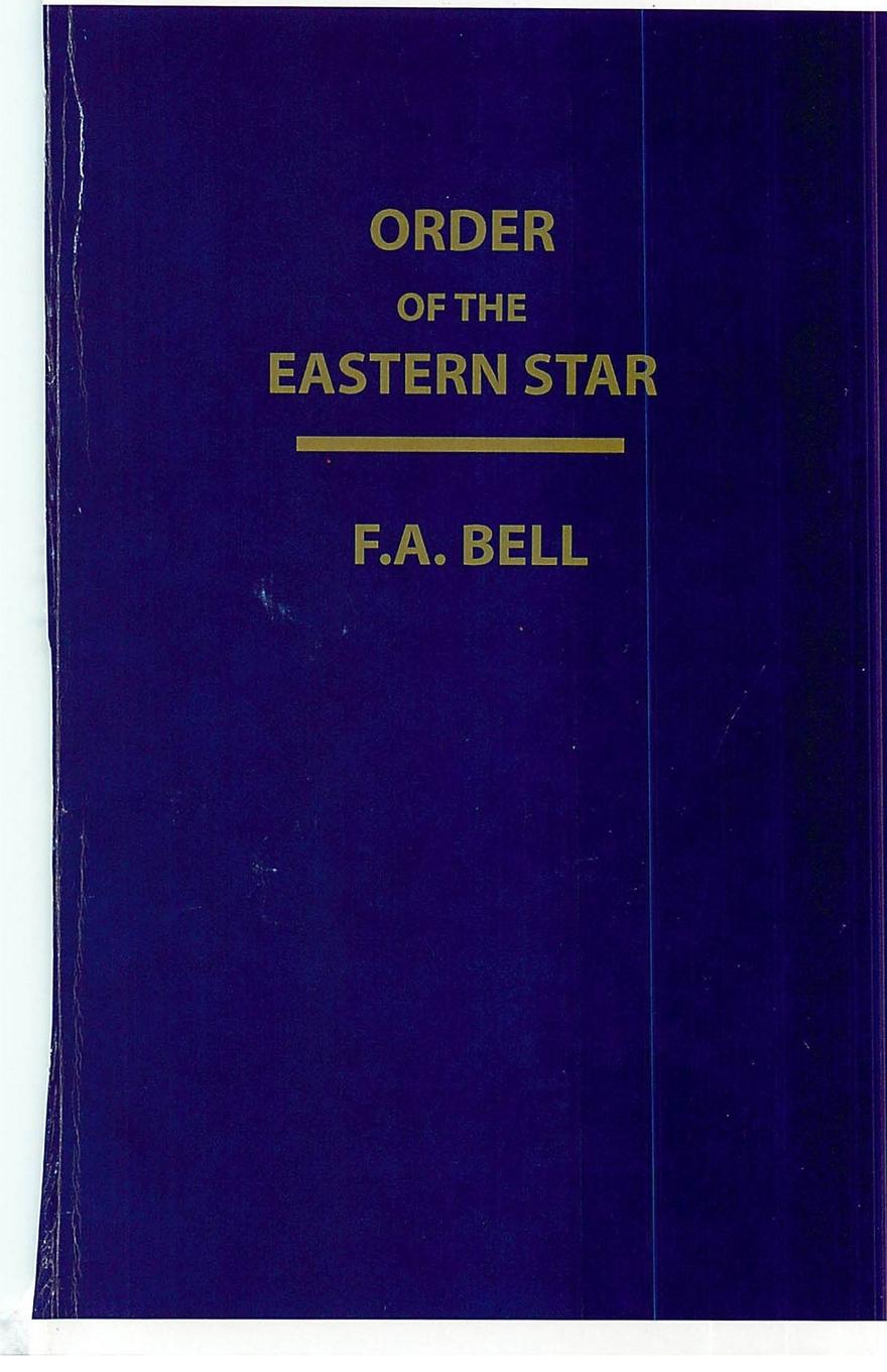 Vorderes Coverbild Order Of The Eastern Star