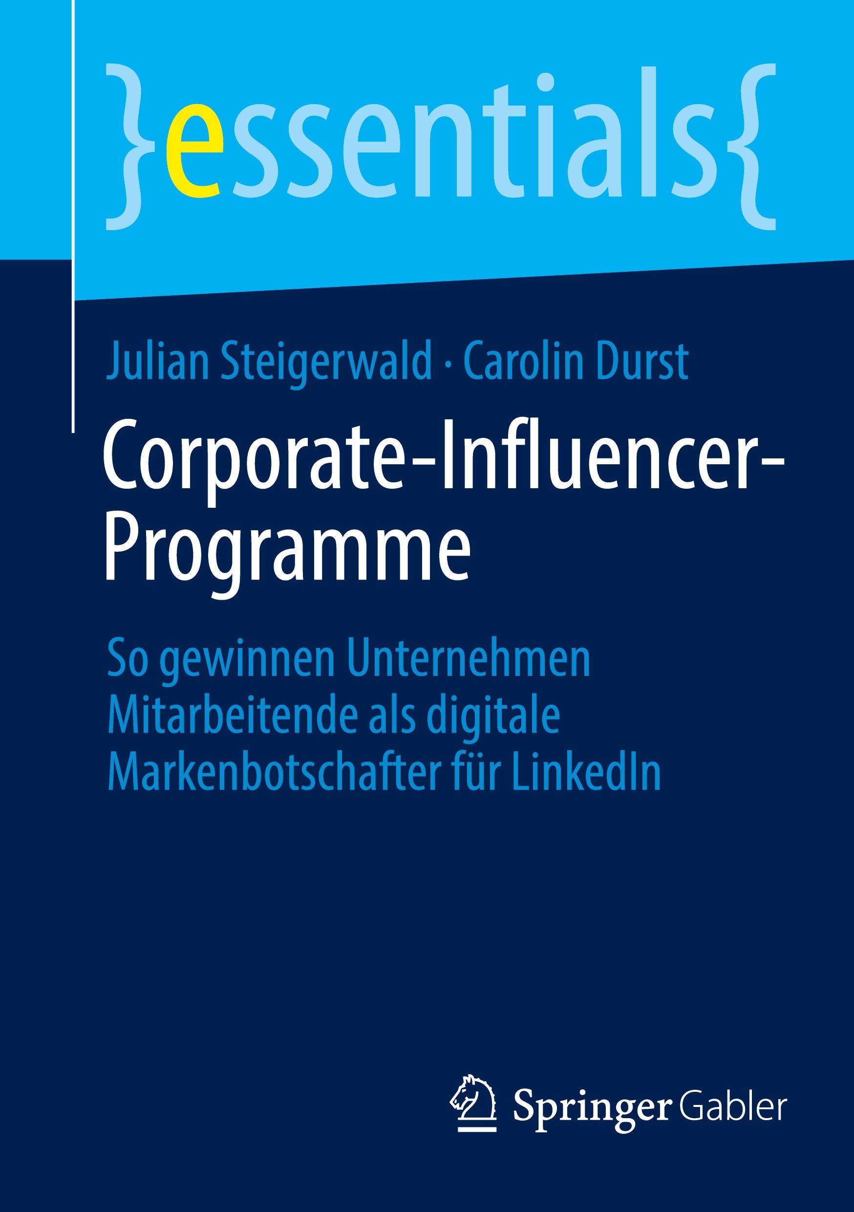 Vorderes Coverbild Corporate-Influencer-Programme