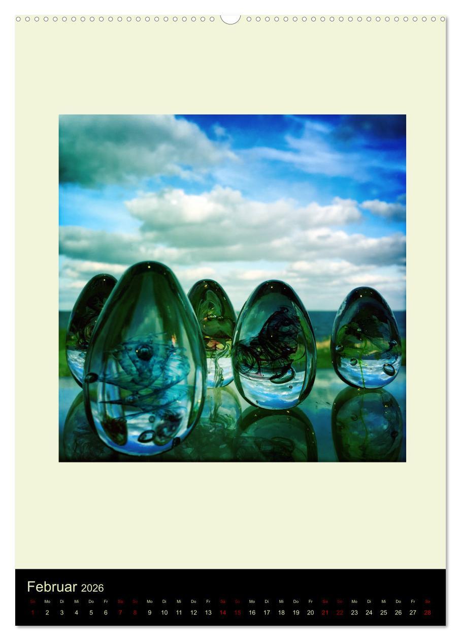 Beispielinhalt (Bild) Insel für die Seele Bornholm (Wandkalender 2026 DIN A2 hoch), CALVENDO Monatskalender