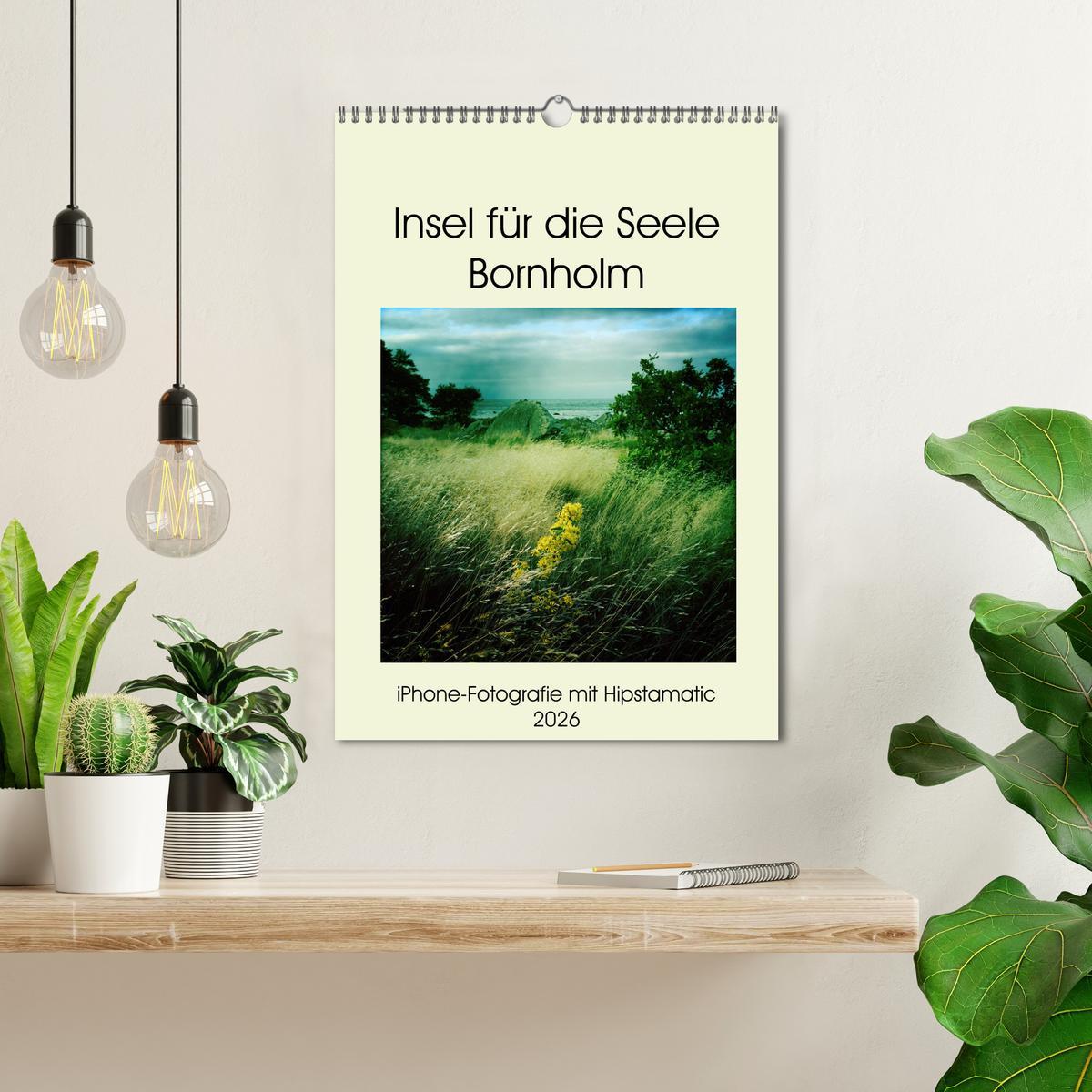 Beispielinhalt (Bild) Insel für die Seele Bornholm (Wandkalender 2026 DIN A3 hoch), CALVENDO Monatskalender