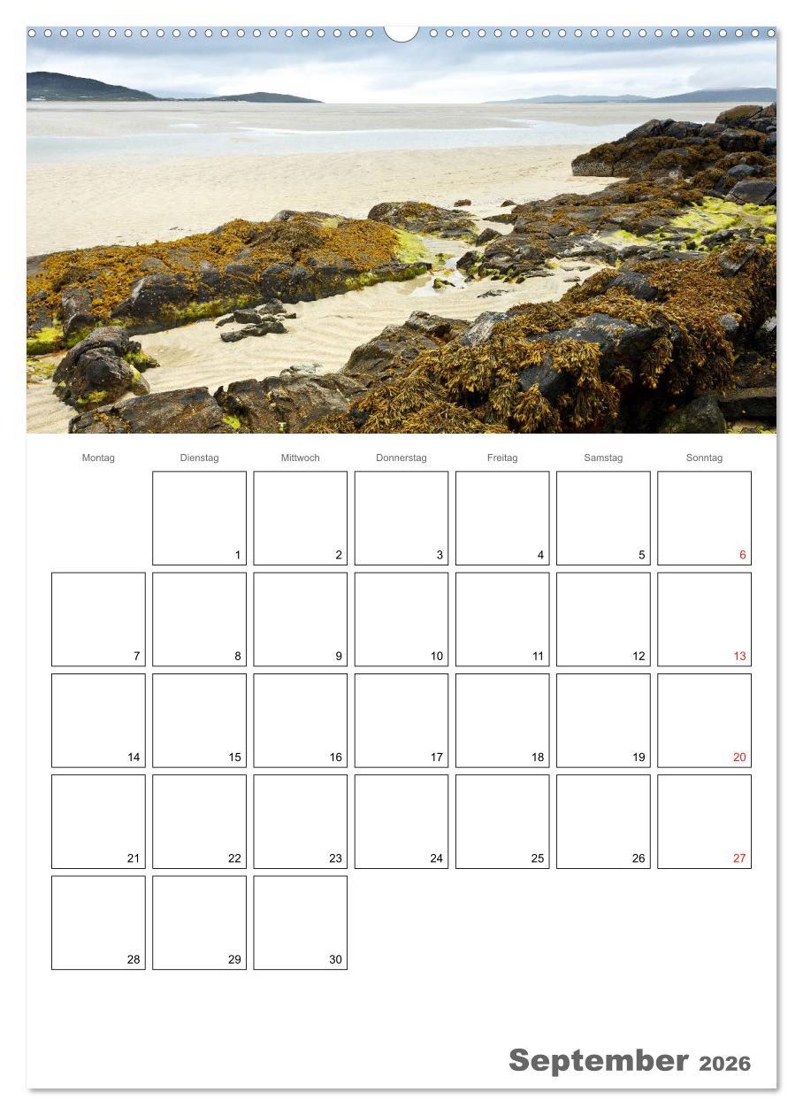 Beispielinhalt (Bild) Schottland für Naturliebhaber (Wandkalender 2026 DIN A2 hoch), CALVENDO Monatskalender