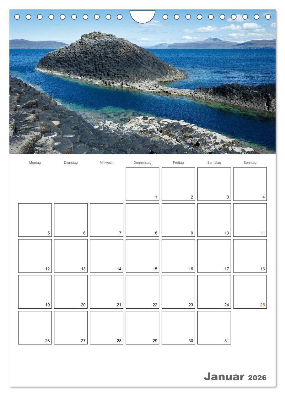Beispielinhalt (Bild) Schottland für Naturliebhaber (Wandkalender 2026 DIN A4 hoch), CALVENDO Monatskalender