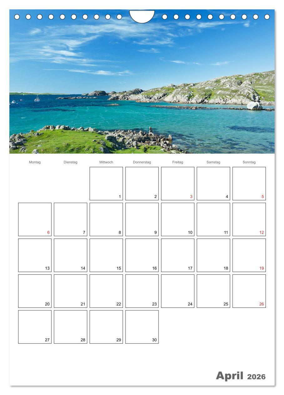 Beispielinhalt (Bild) Schottland für Naturliebhaber (Wandkalender 2026 DIN A4 hoch), CALVENDO Monatskalender