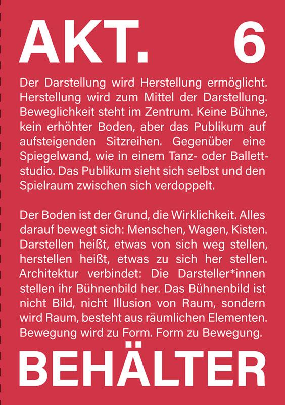 Vorderes Coverbild AKT. 6 Behälter