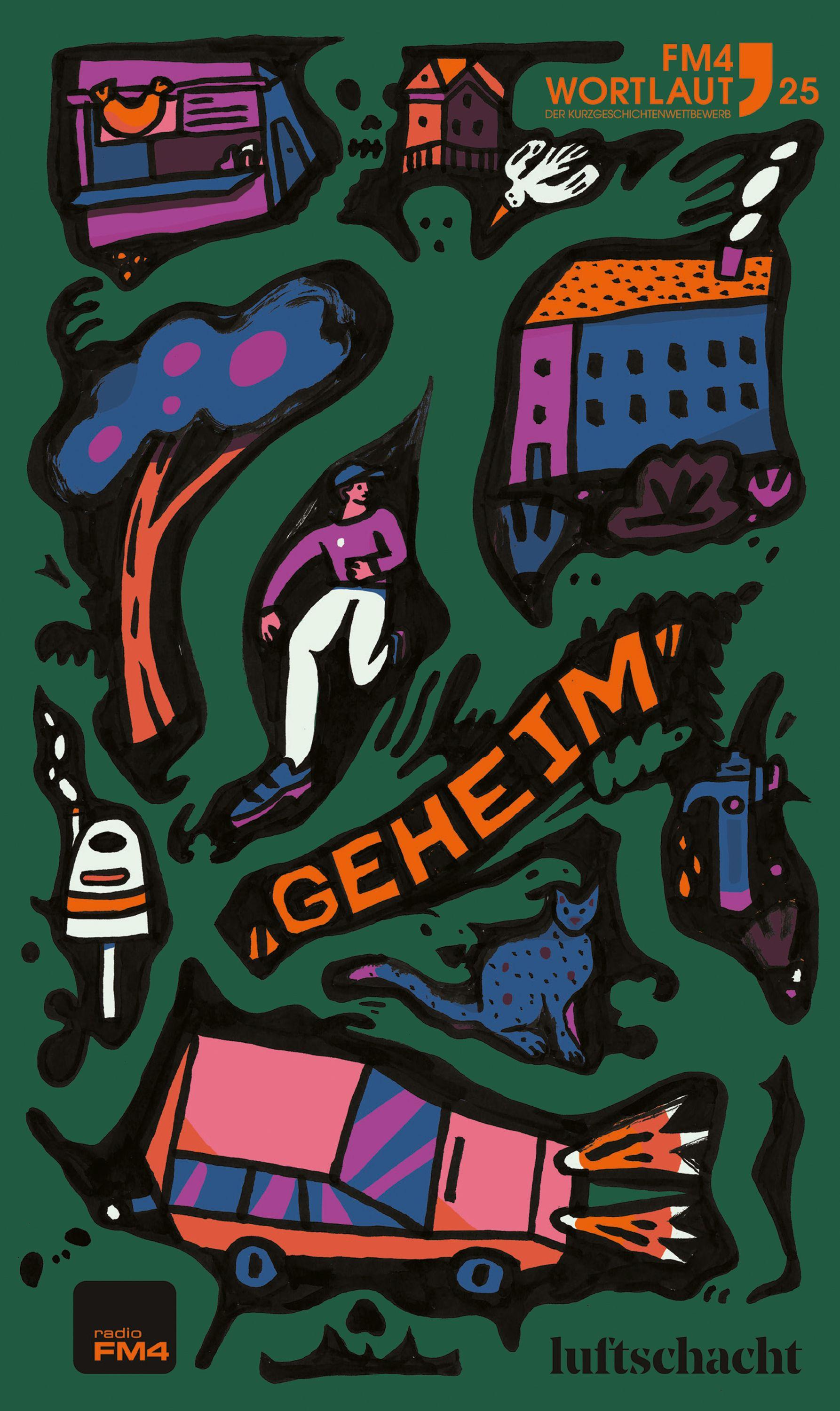 Vorderes Coverbild FM4 Wortlaut 25. GEHEIM