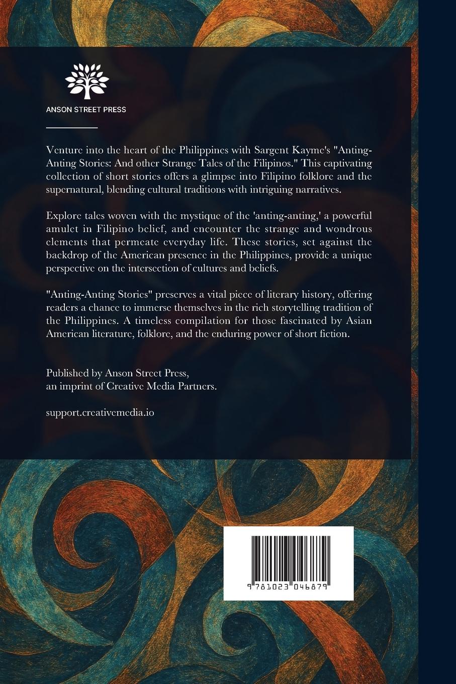 Rückseitencover Anting-Anting Stories