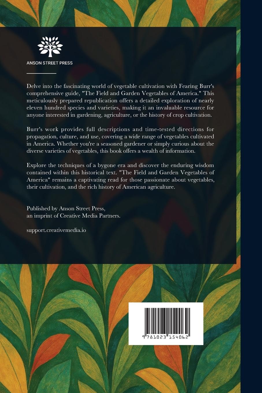 Rückseitencover The Field and Garden Vegetables of America
