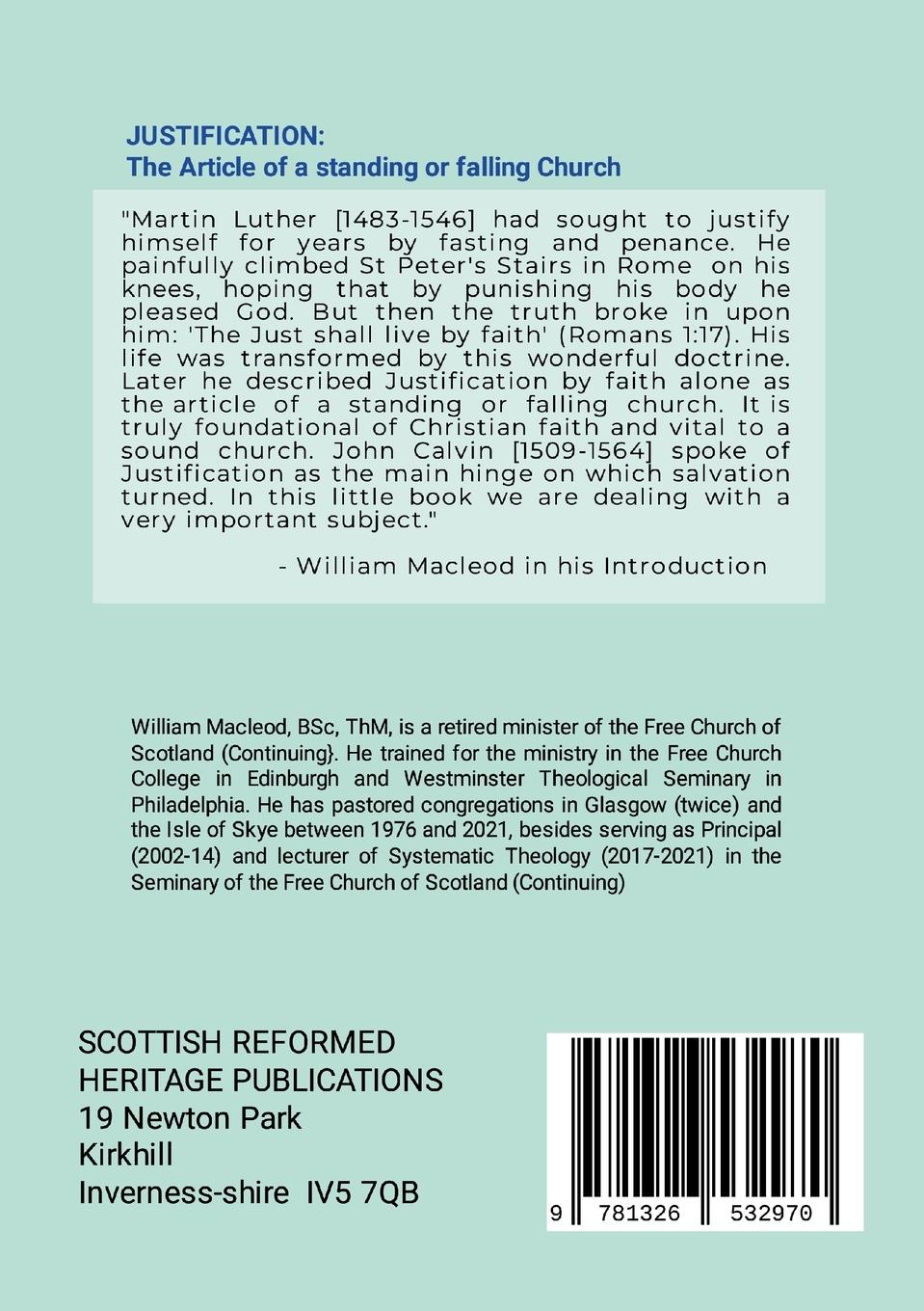 Rückseitencover JUSTIFICATION