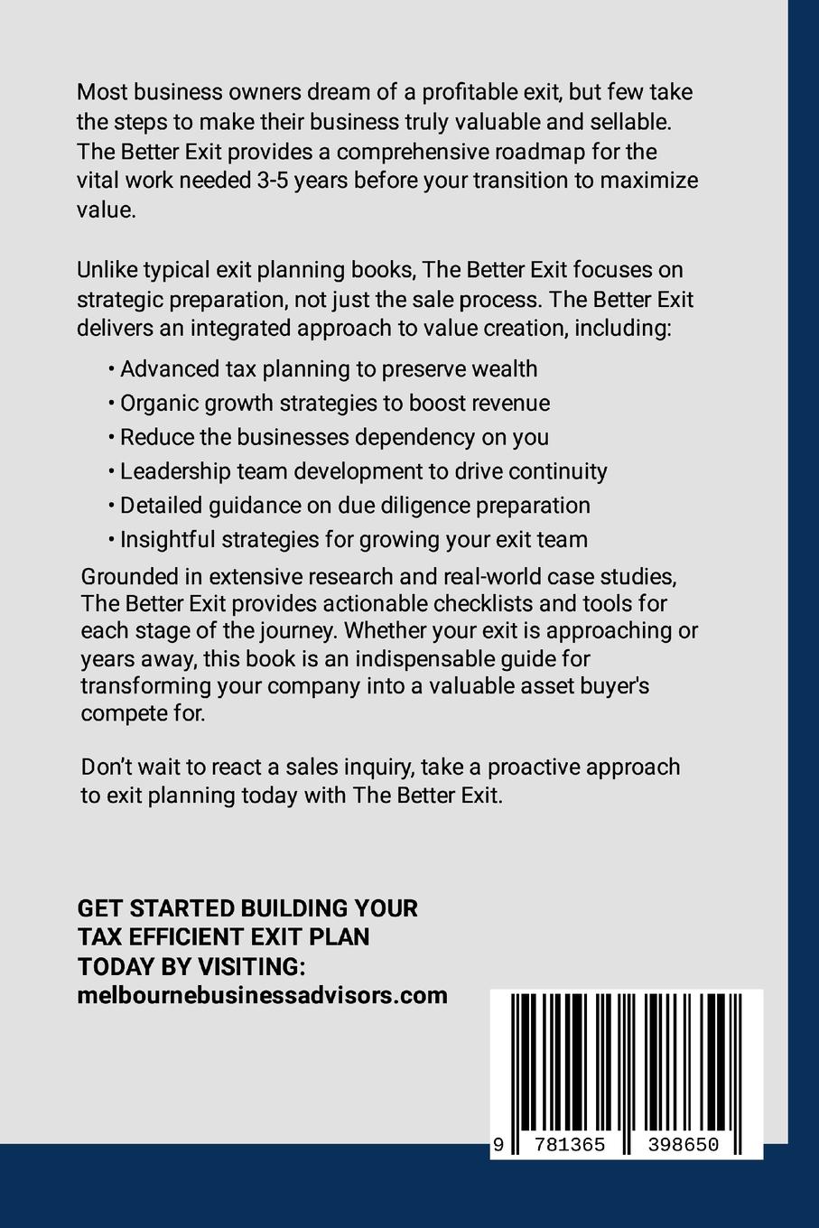 Rückseitencover The Better Exit