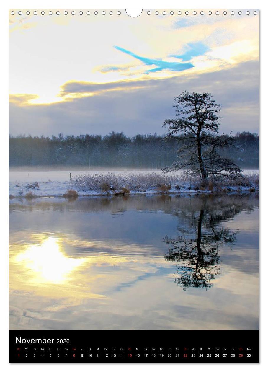 Beispielinhalt (Bild) Traumstimmungen (Wandkalender 2026 DIN A3 hoch), CALVENDO Monatskalender