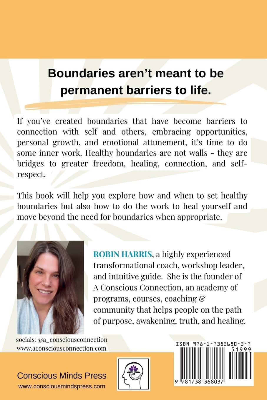 Rückseitencover Healthy Boundaries Not Barriers