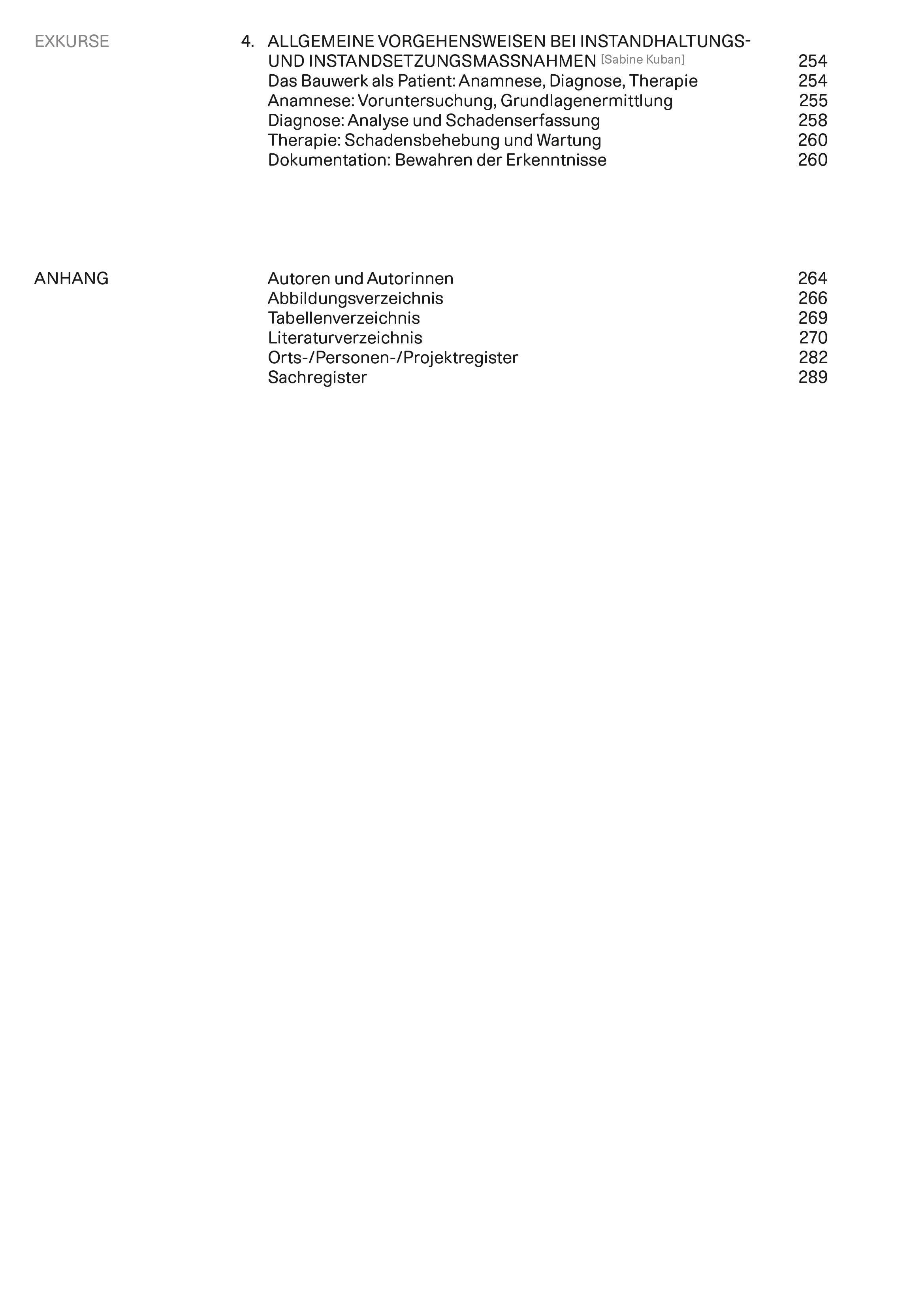 Beispielinhalt (Bild) Historische Tragkonstruktionen