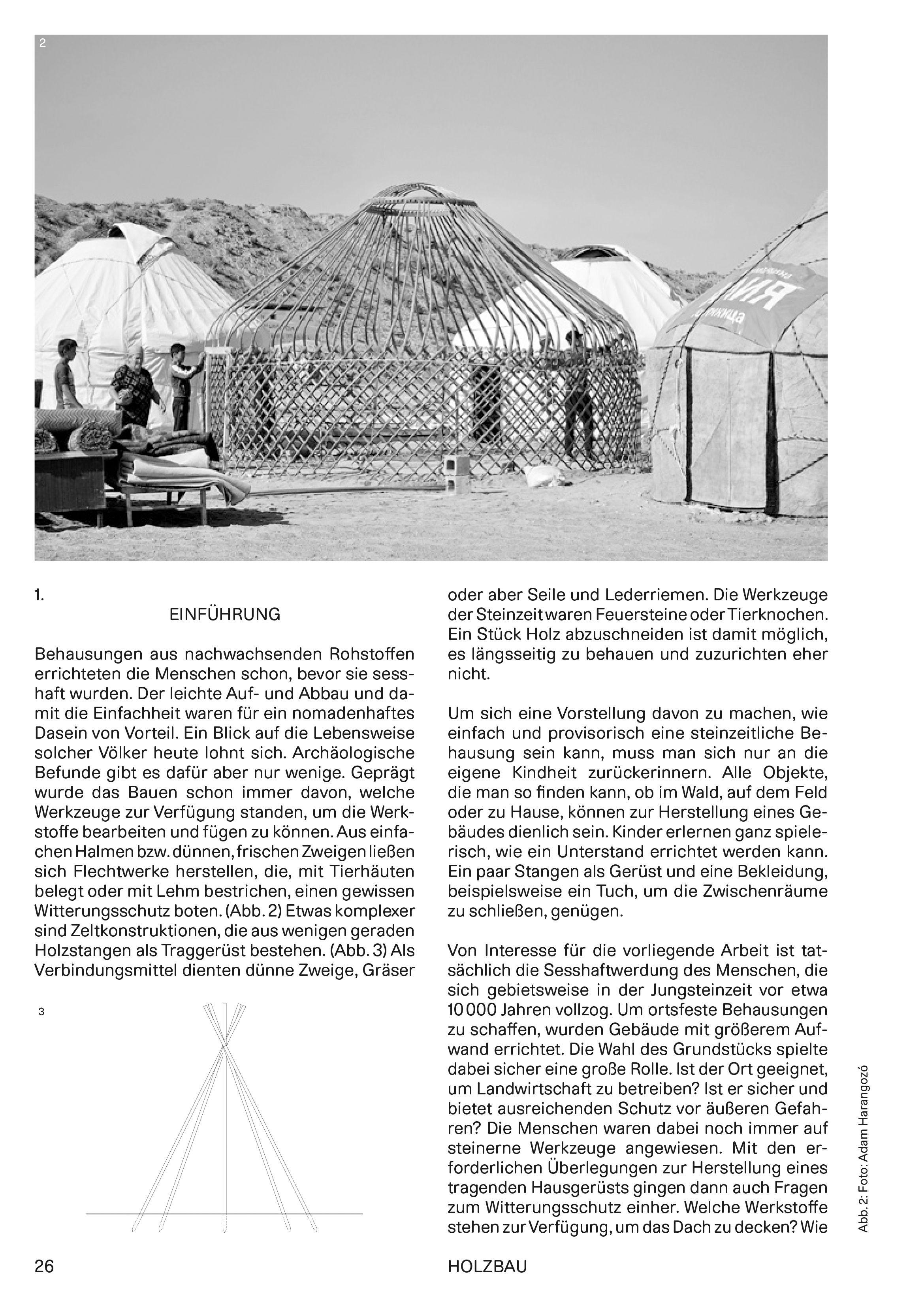 Beispielinhalt (Bild) Historische Tragkonstruktionen