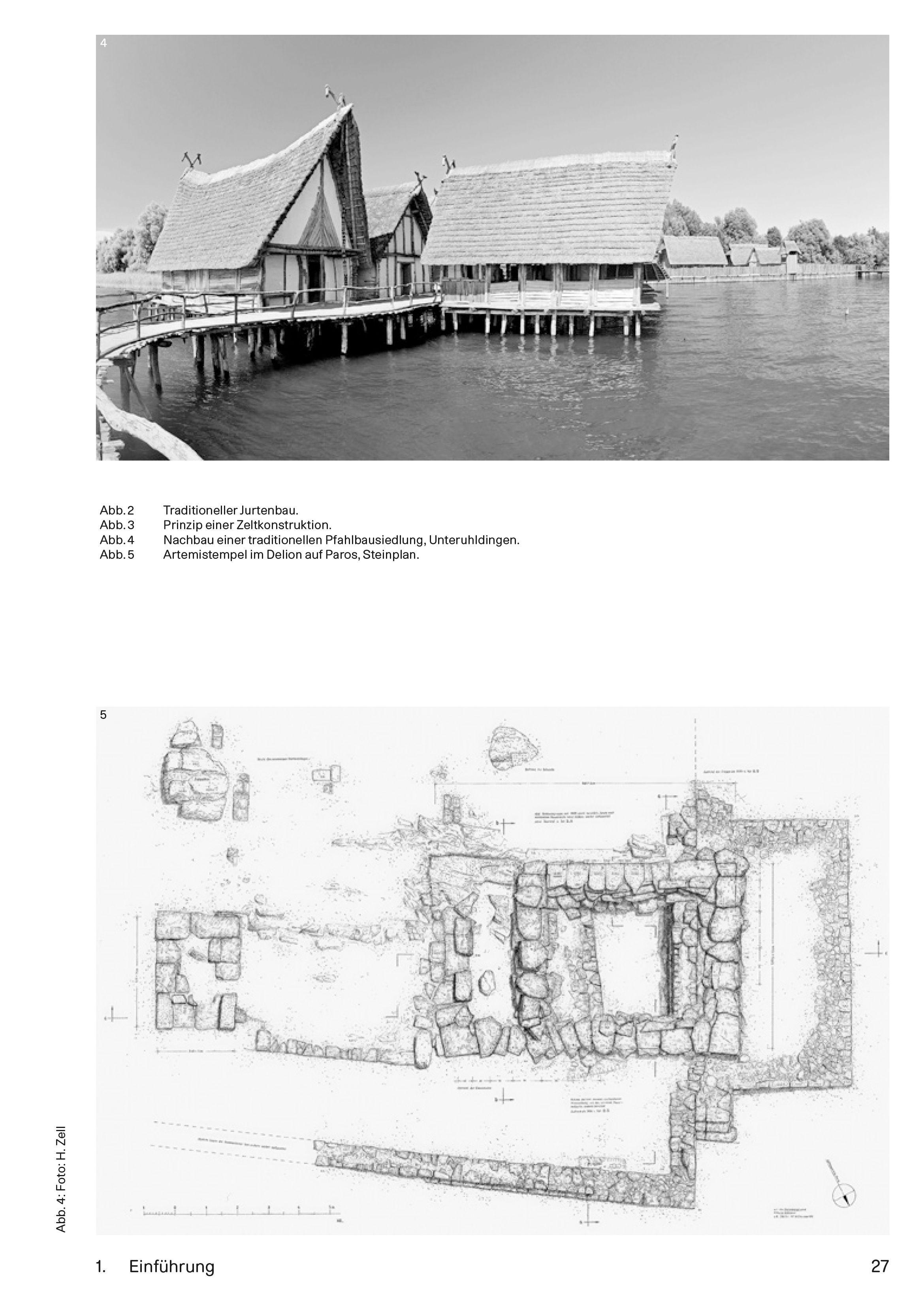 Beispielinhalt (Bild) Historische Tragkonstruktionen