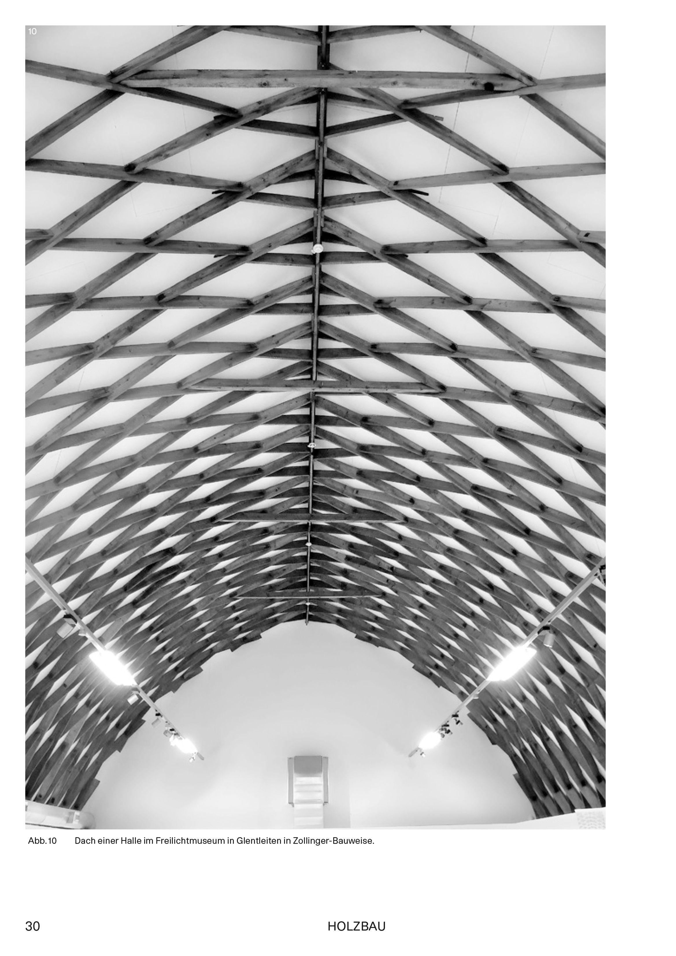 Beispielinhalt (Bild) Historische Tragkonstruktionen