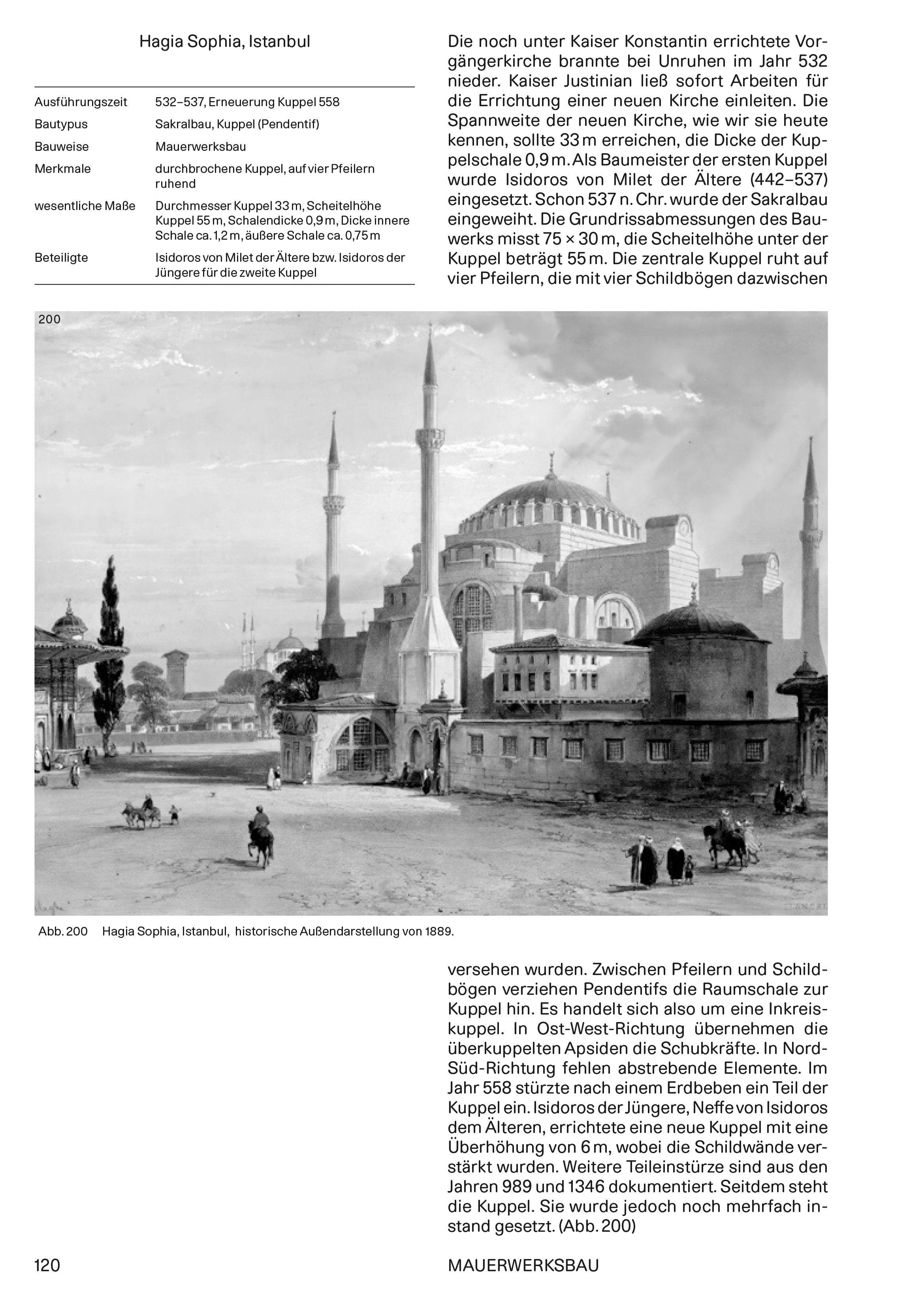 Beispielinhalt (Bild) Historische Tragkonstruktionen