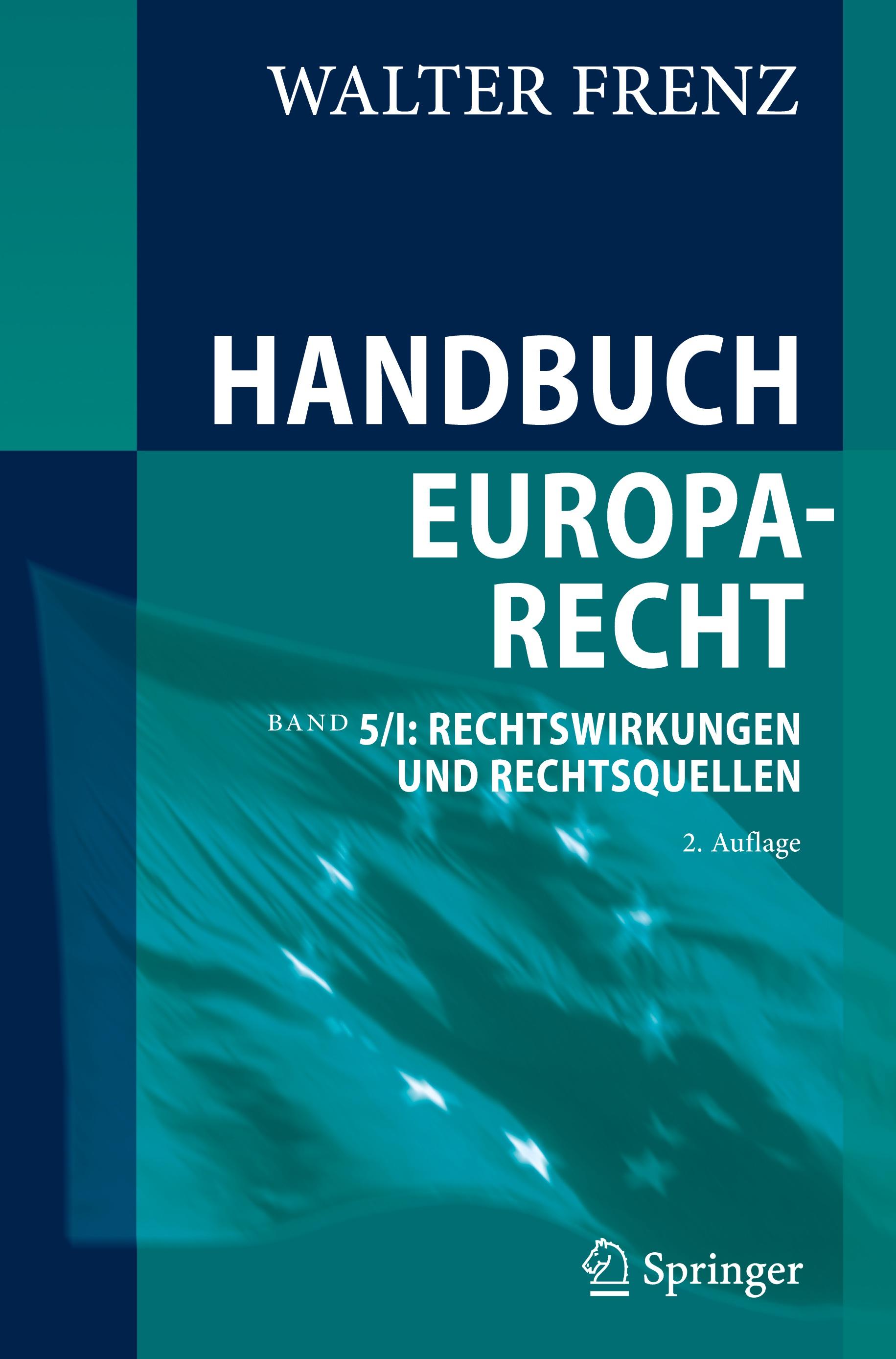 Vorderes Coverbild Handbuch Europarecht
