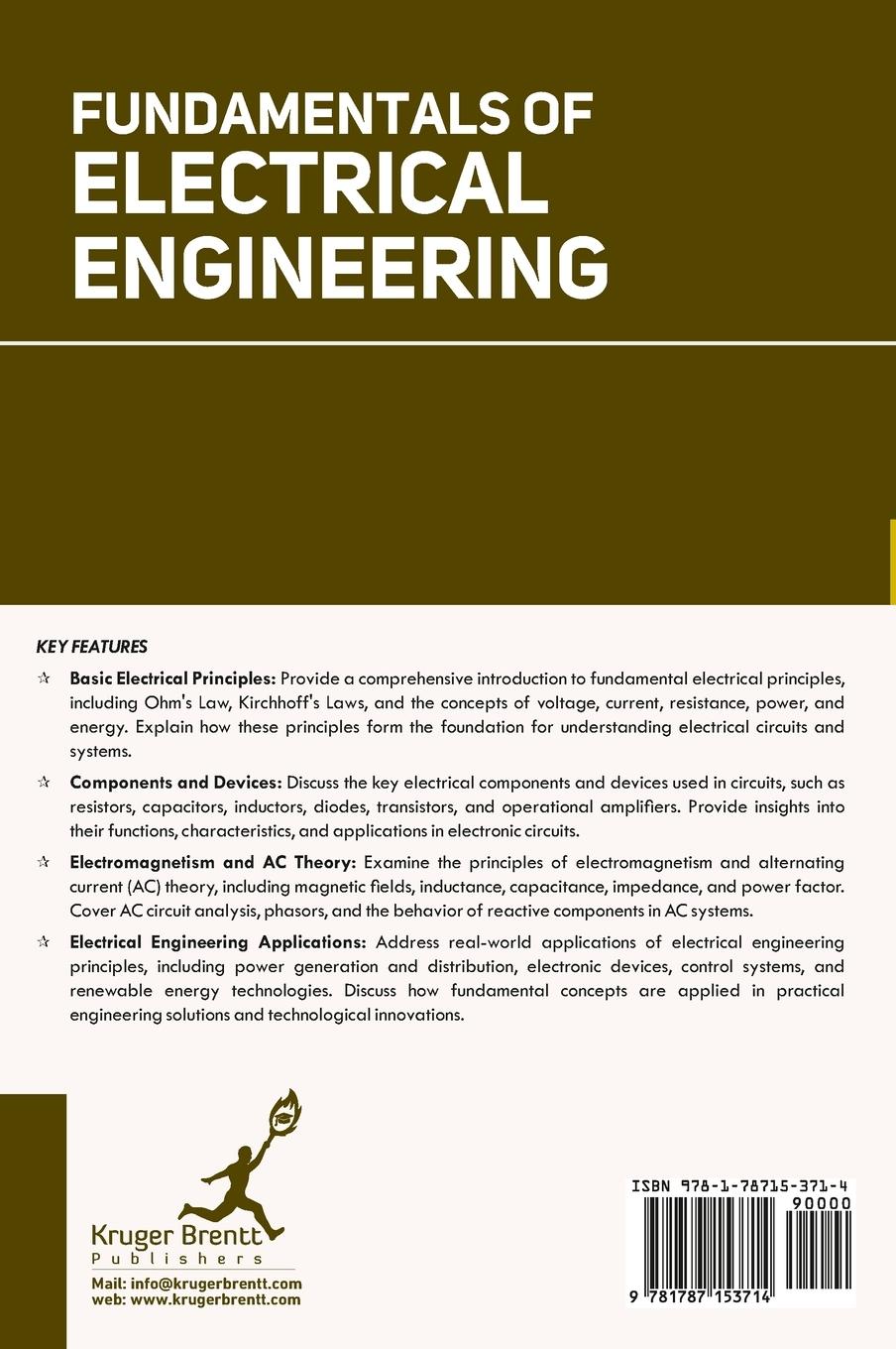 Rückseitencover Fundamentals of Electrical Engineering