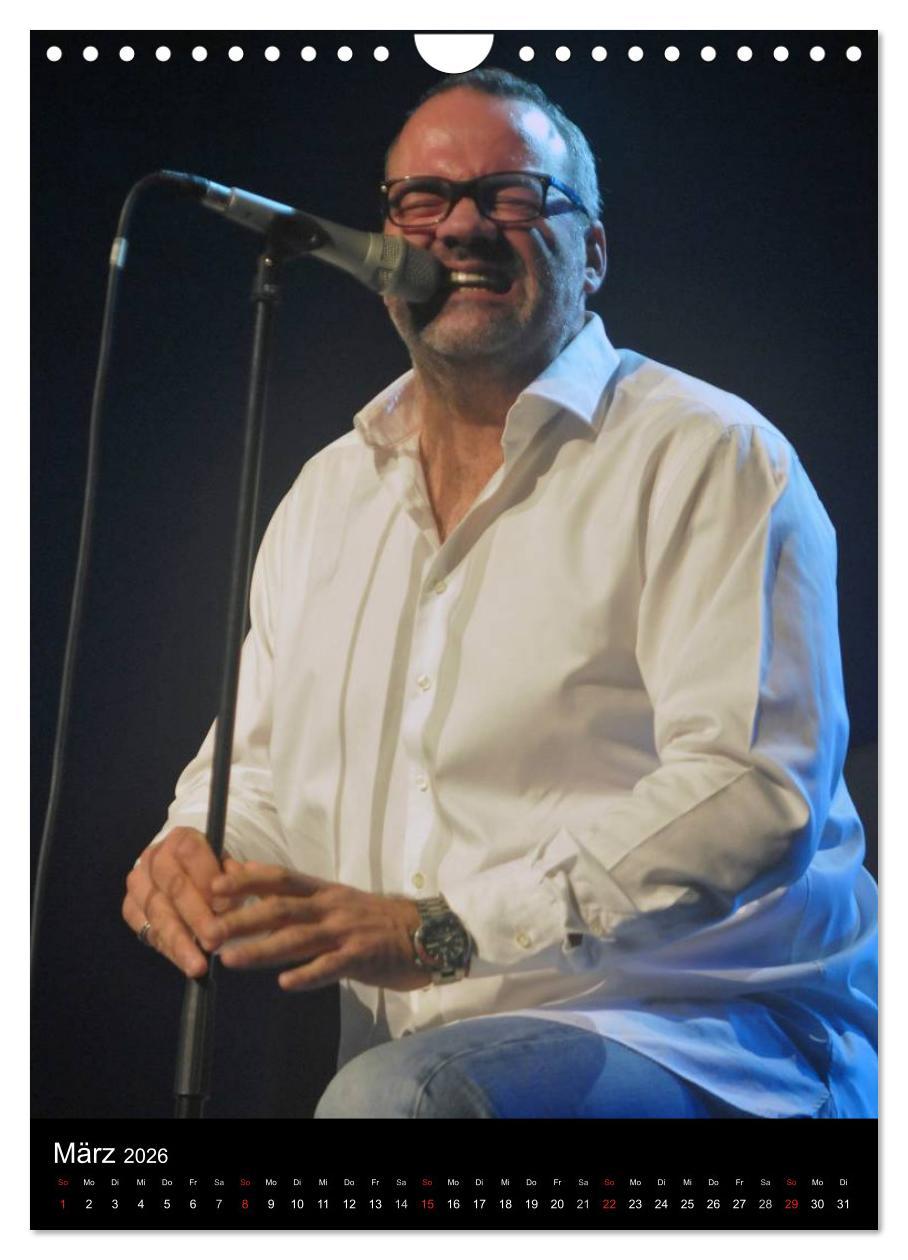 Beispielinhalt (Bild) Jazz Momente - Kalender 2026 - (Wandkalender 2026 DIN A4 hoch), CALVENDO Monatskalender