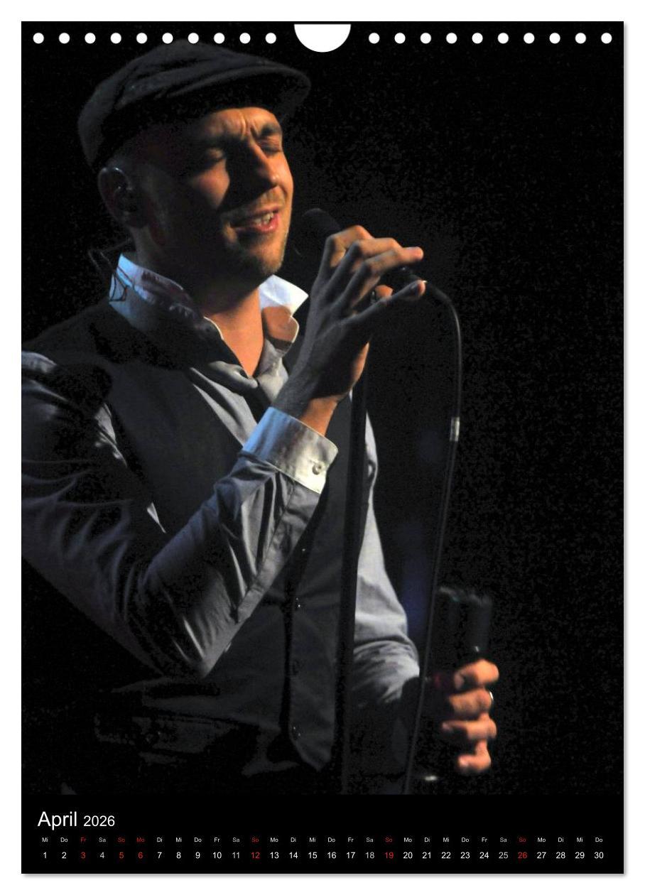 Beispielinhalt (Bild) Jazz Momente - Kalender 2026 - (Wandkalender 2026 DIN A4 hoch), CALVENDO Monatskalender