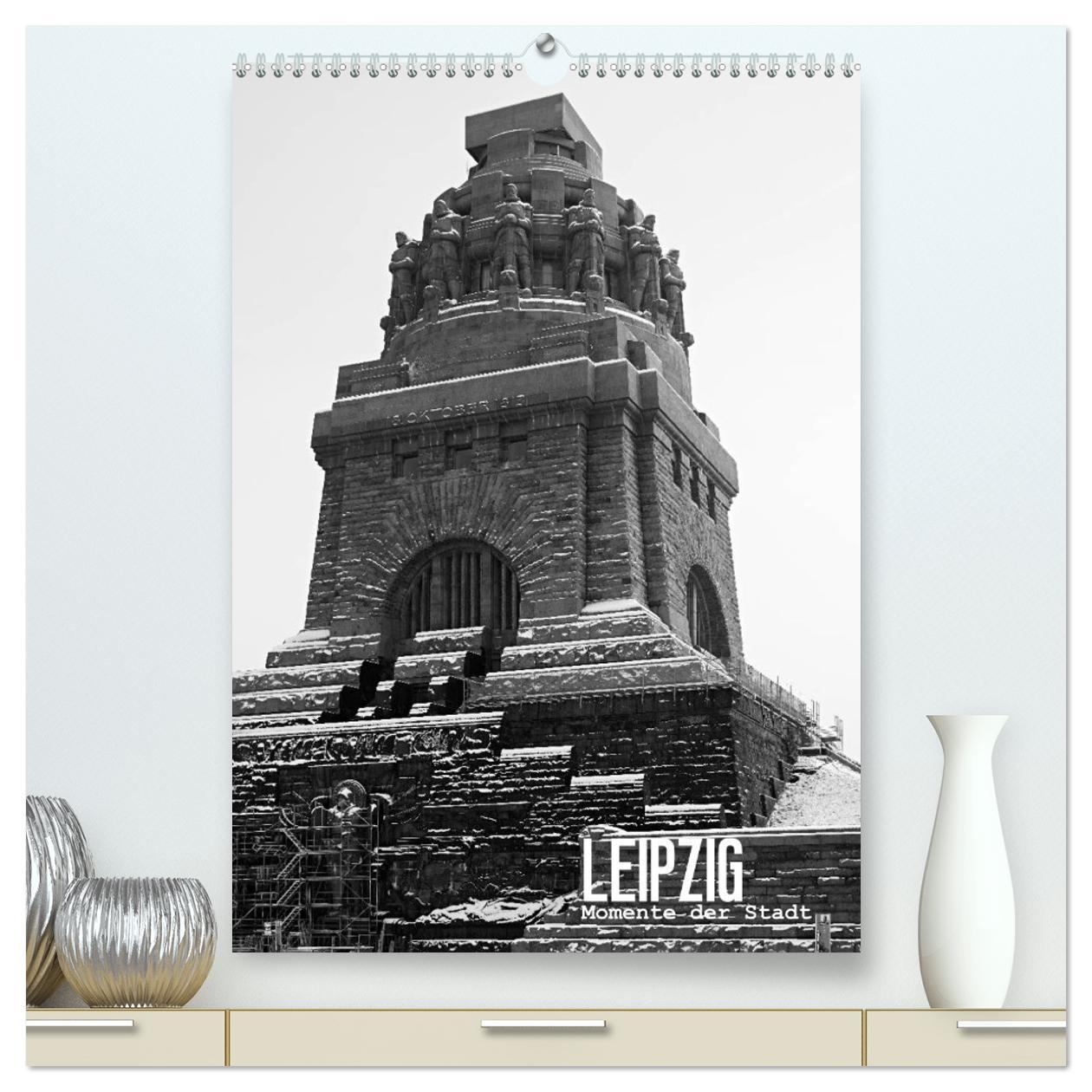 Vorderes Coverbild LEIPZIG - Momente der Stadt (hochwertiger Premium Wandkalender 2026 DIN A2 hoch), Kunstdruck in Hochglanz