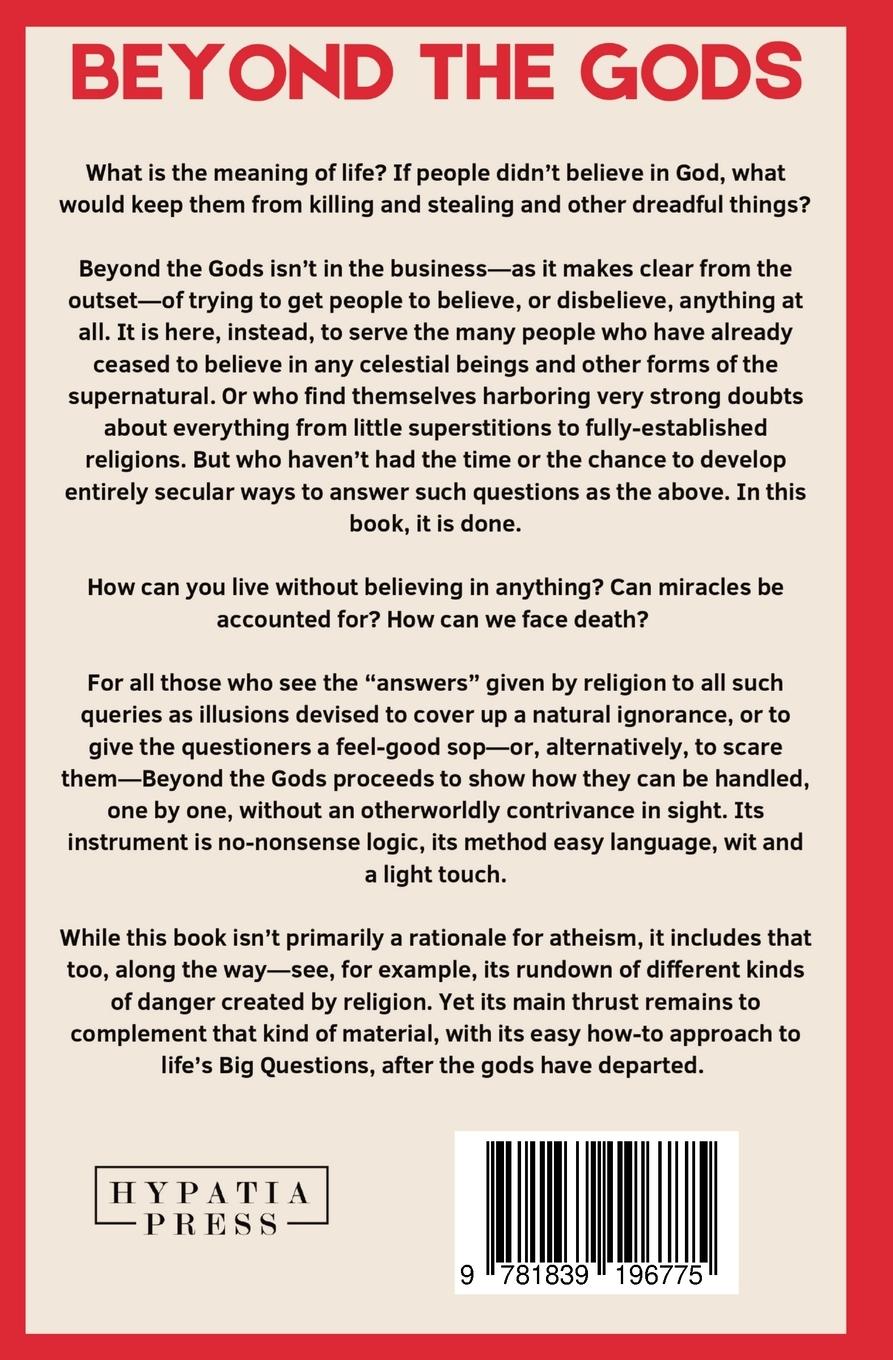 Rückseitencover Beyond the Gods