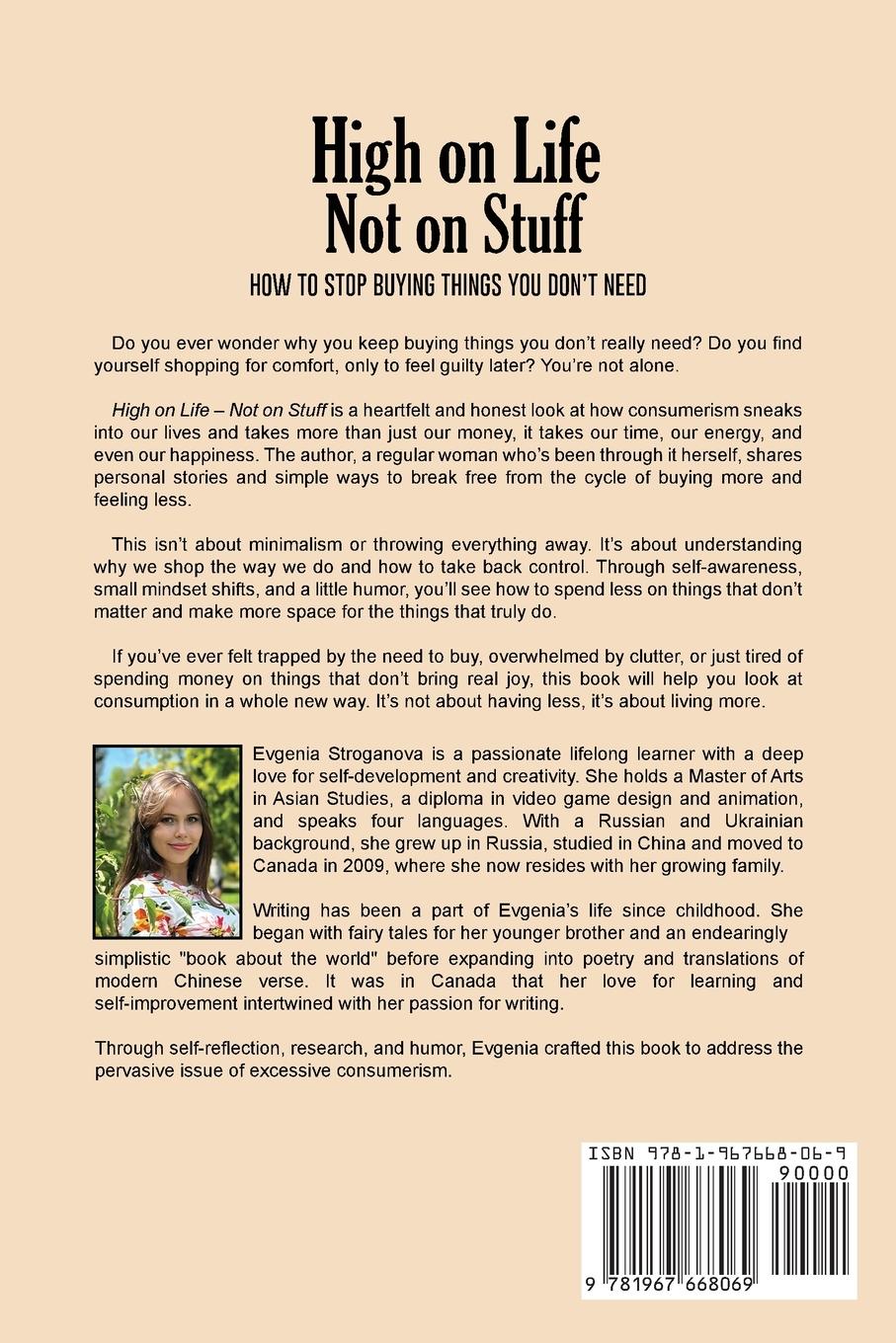 Rückseitencover High on Life Not on Stuff