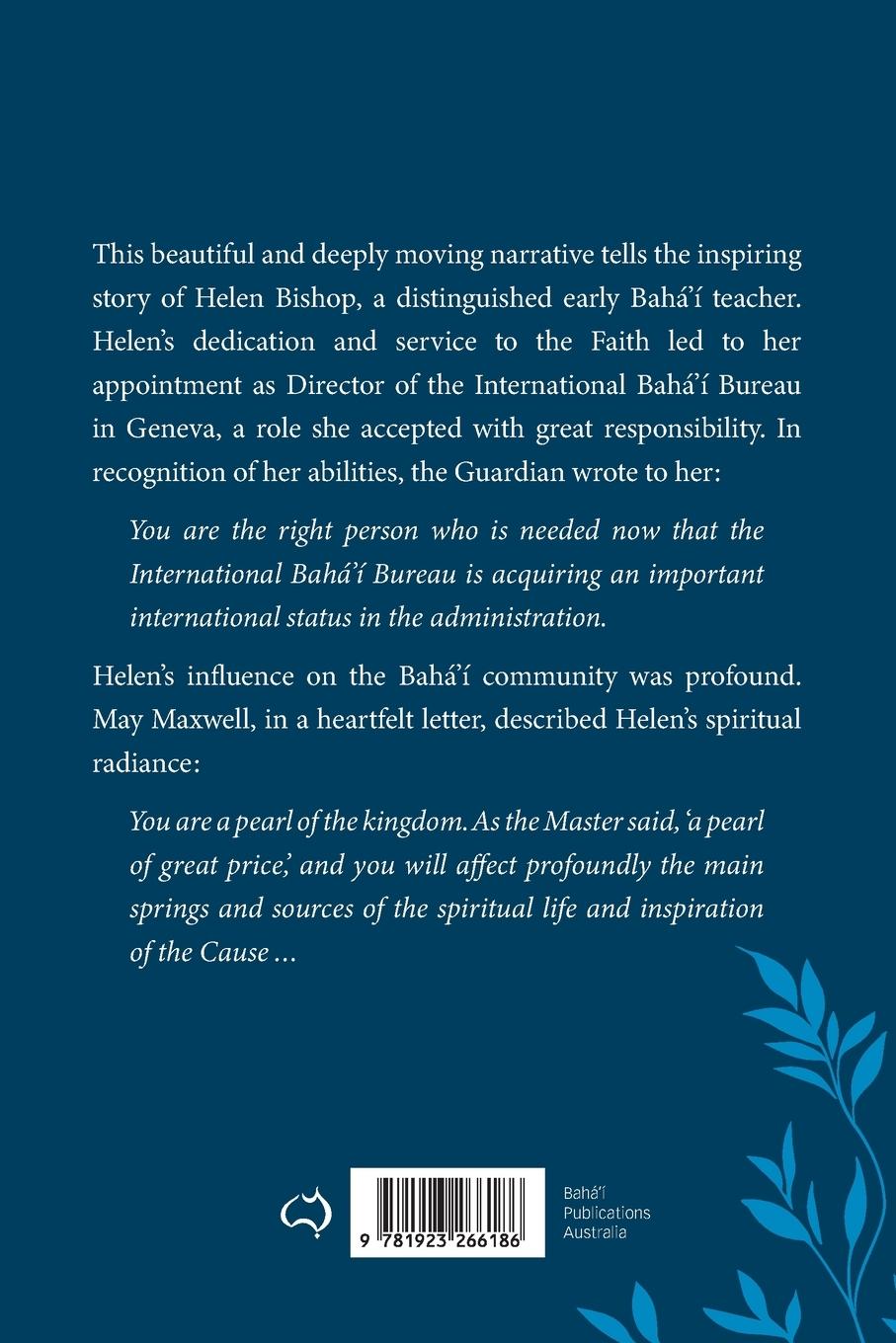 Rückseitencover Helen Bishop