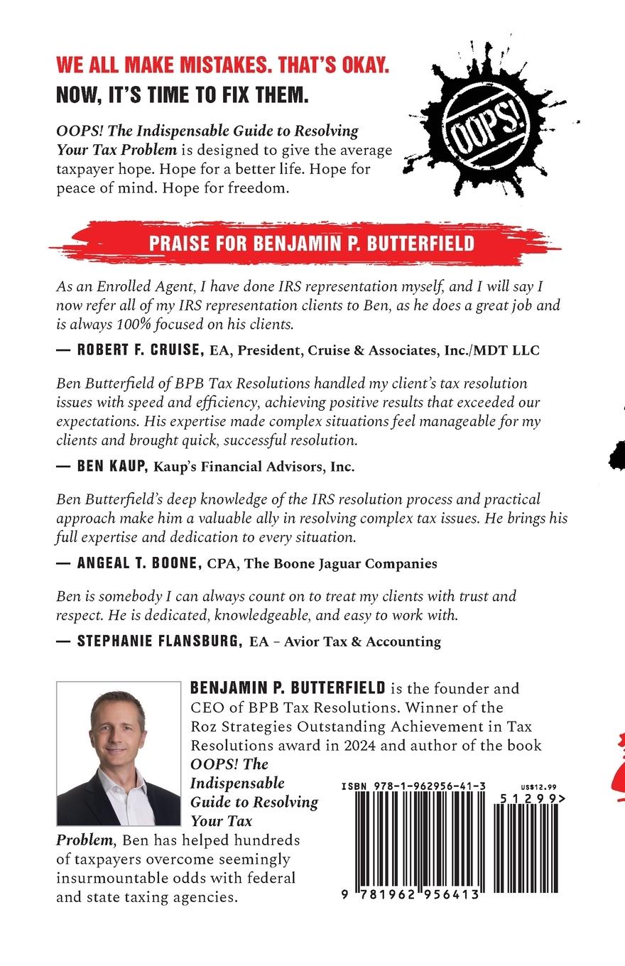 Rückseitencover Oops!