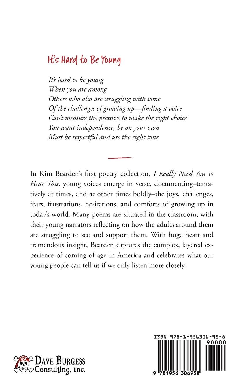 Rückseitencover I Really Need You to Hear This