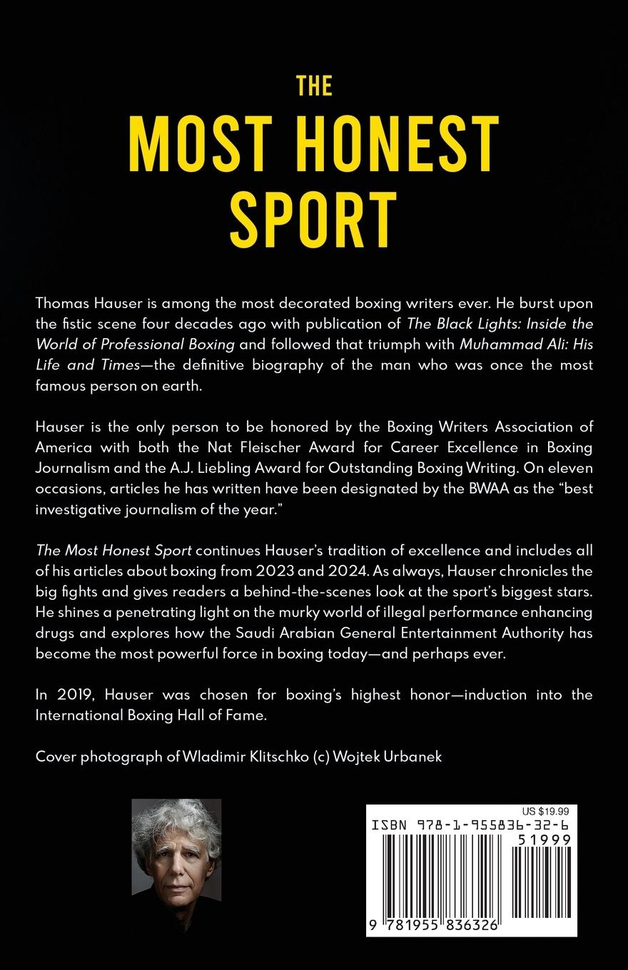 Rückseitencover The Most Honest Sport