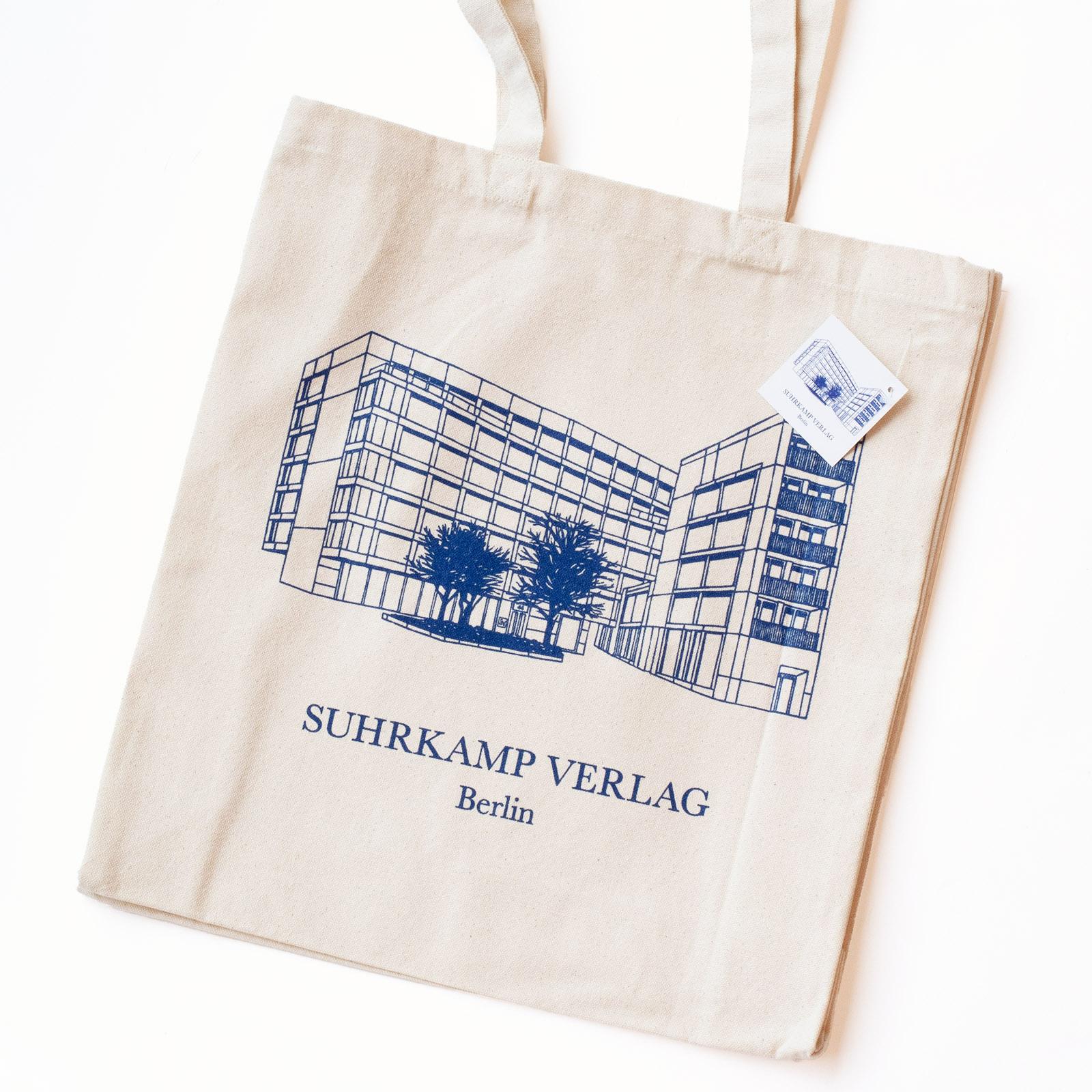 Beispielinhalt (Bild) Stofftasche Suhrkamp Verlag Berlin