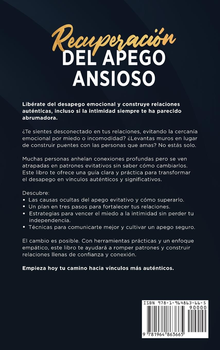 Rückseitencover Recuperación del apego ansioso