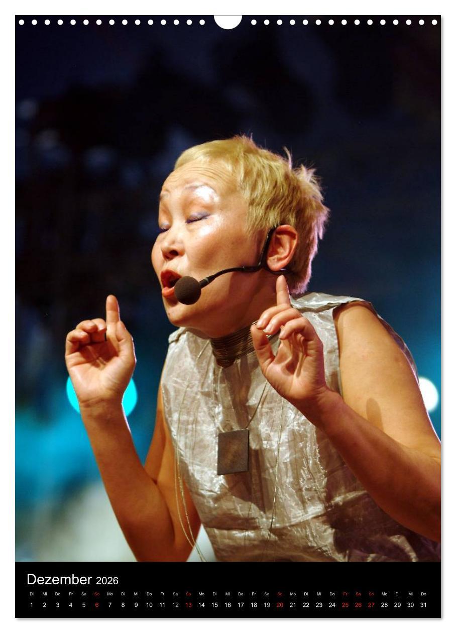 Beispielinhalt (Bild) Jazz Frauen 2026 (Wandkalender 2026 DIN A3 hoch), CALVENDO Monatskalender