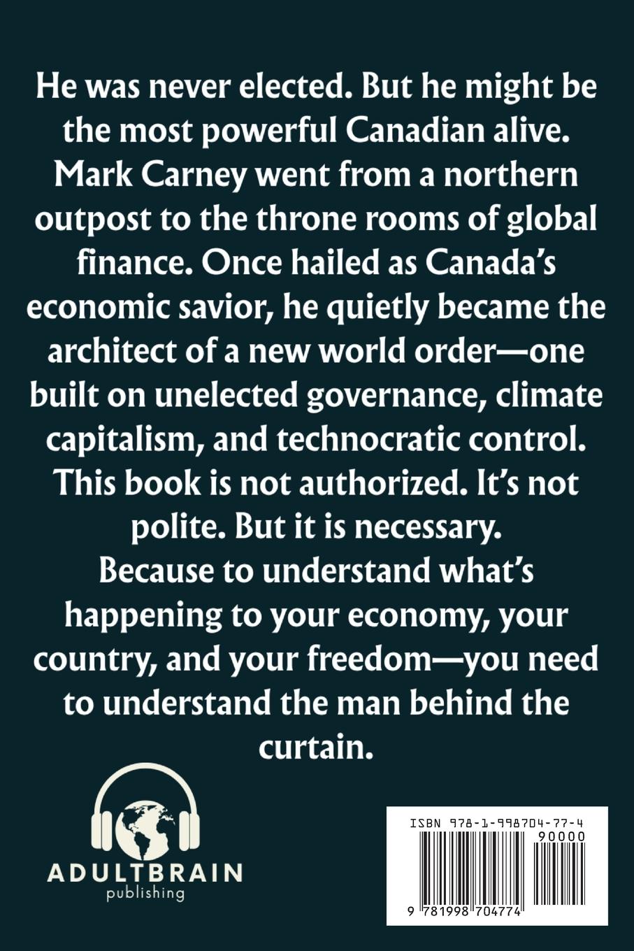 Rückseitencover Mark Carney Exposed