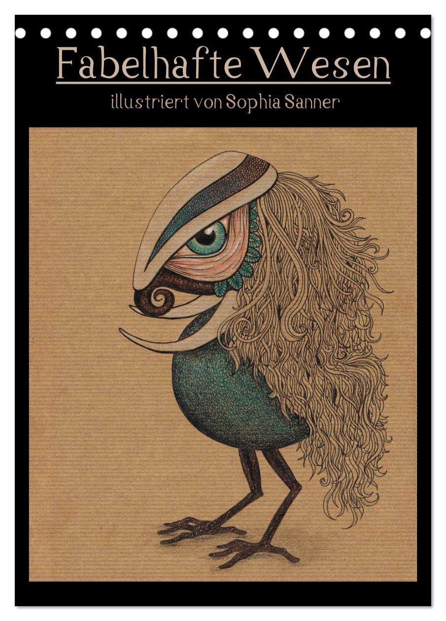 Vorderes Coverbild Fabelhafte Wesen / Geburtstagskalender (Tischkalender 2026 DIN A5 hoch), CALVENDO Monatskalender