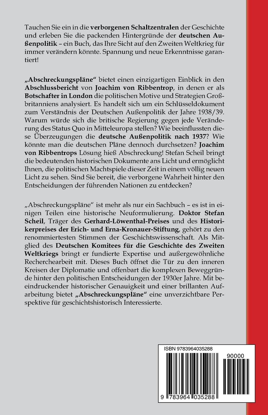 Rückseitencover Abschreckungspläne