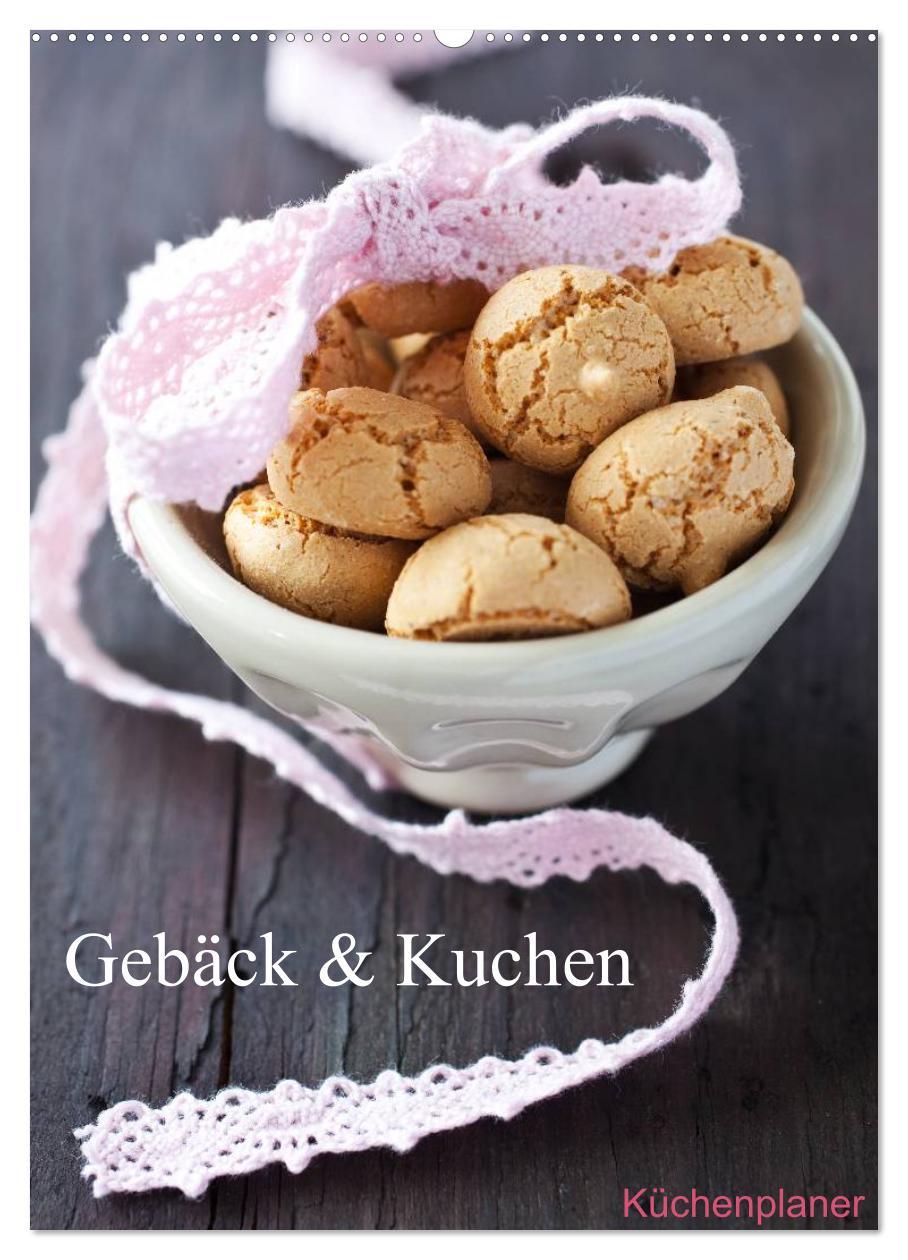 Vorderes Coverbild Gebäck und Kuchen Küchenplaner (Wandkalender 2026 DIN A2 hoch), CALVENDO Monatskalender