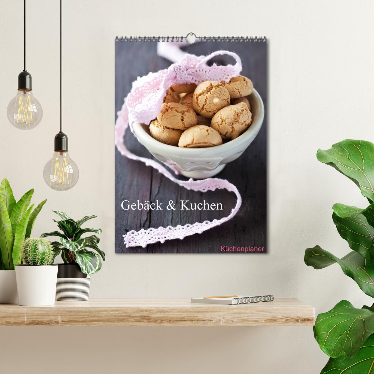 Beispielinhalt (Bild) Gebäck und Kuchen Küchenplaner (Wandkalender 2026 DIN A3 hoch), CALVENDO Monatskalender
