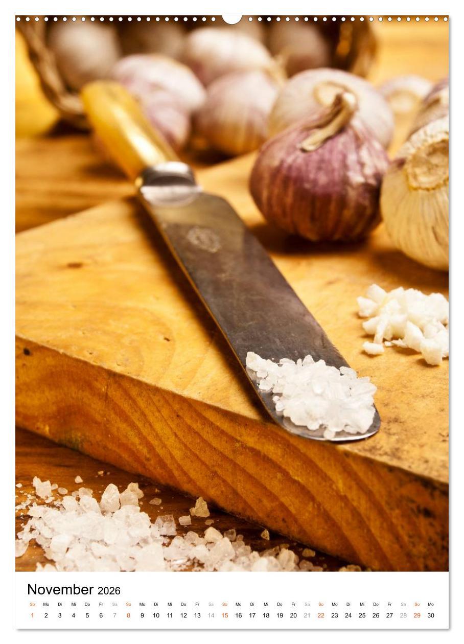 Beispielinhalt (Bild) Kräuter, Gewürze & Co. 2026 (Wandkalender 2026 DIN A2 hoch), CALVENDO Monatskalender