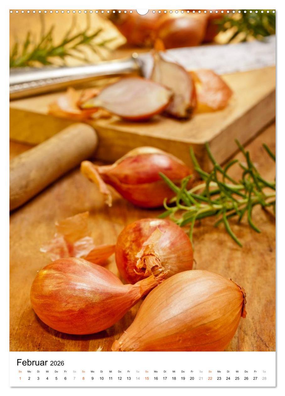 Beispielinhalt (Bild) Kräuter, Gewürze & Co. 2026 (Wandkalender 2026 DIN A2 hoch), CALVENDO Monatskalender