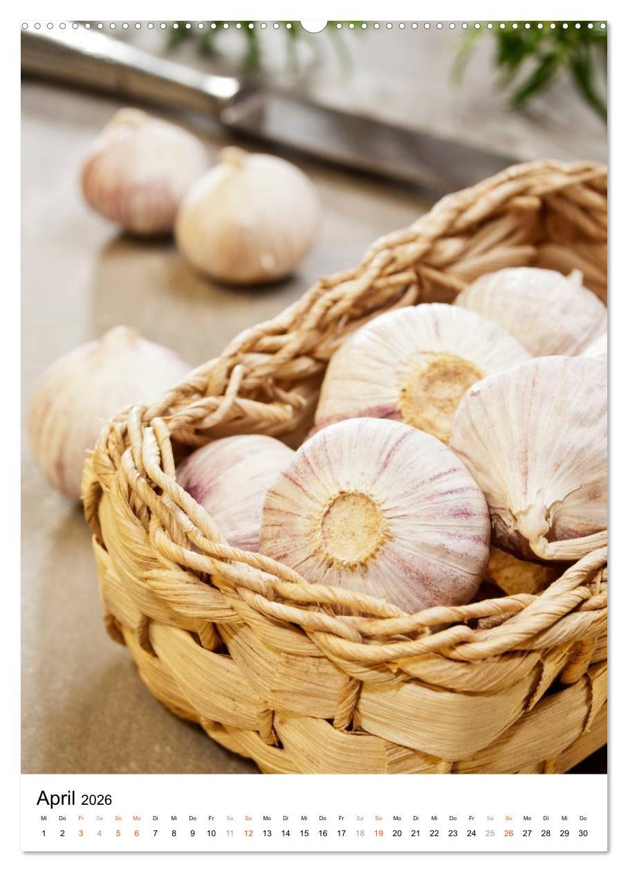 Beispielinhalt (Bild) Kräuter, Gewürze & Co. 2026 (Wandkalender 2026 DIN A2 hoch), CALVENDO Monatskalender