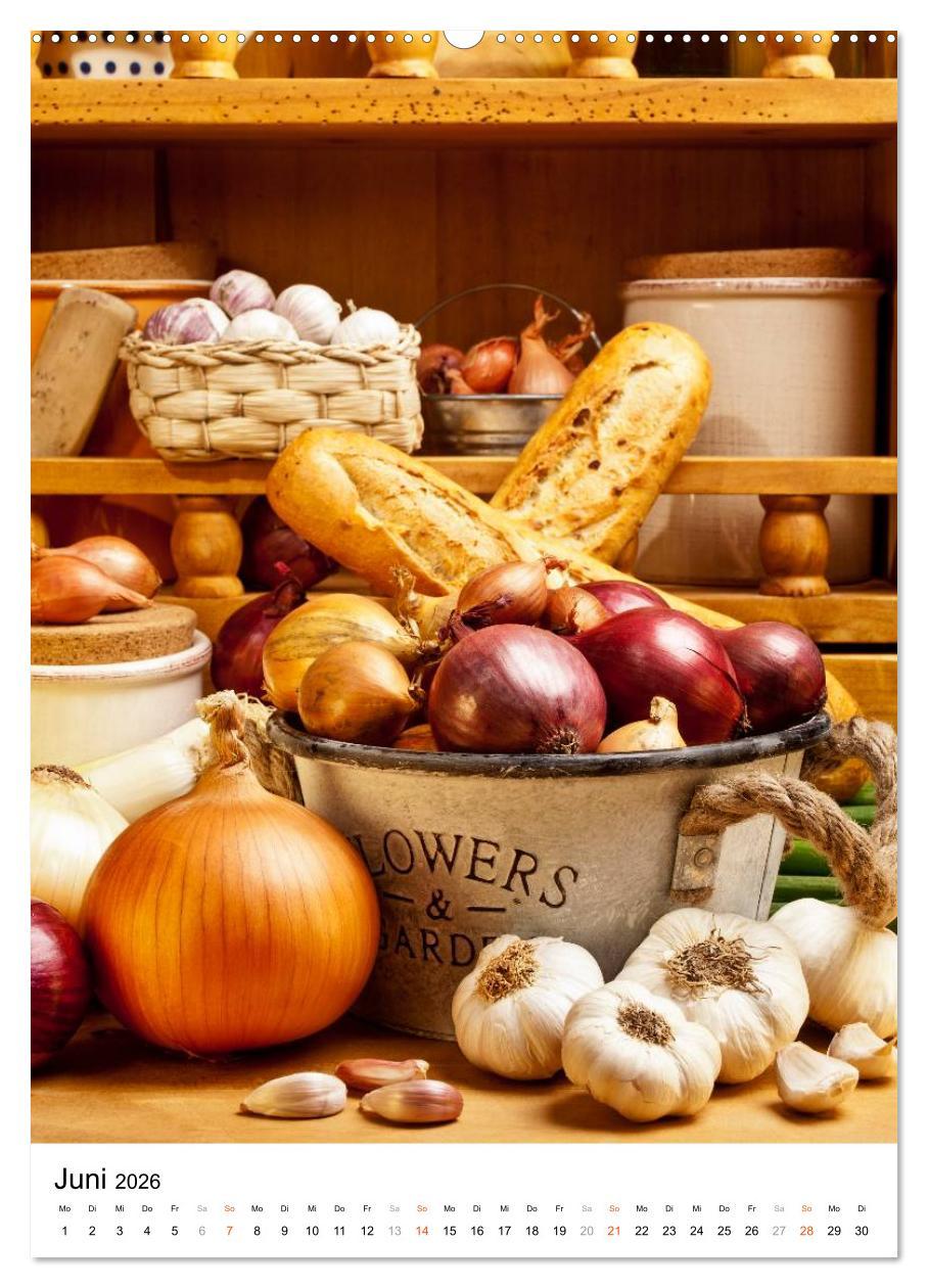 Beispielinhalt (Bild) Kräuter, Gewürze & Co. 2026 (Wandkalender 2026 DIN A2 hoch), CALVENDO Monatskalender