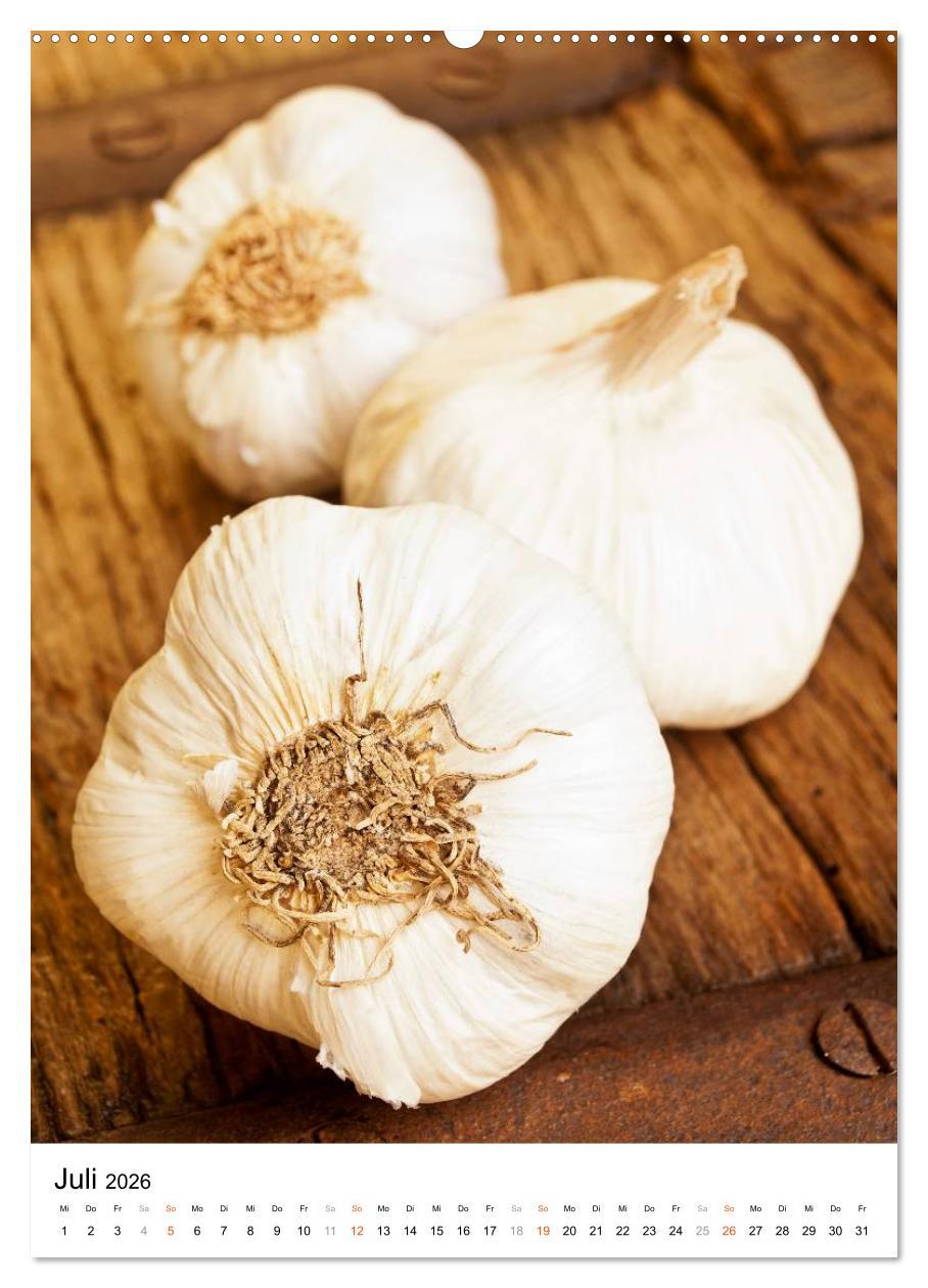 Beispielinhalt (Bild) Kräuter, Gewürze & Co. 2026 (Wandkalender 2026 DIN A2 hoch), CALVENDO Monatskalender
