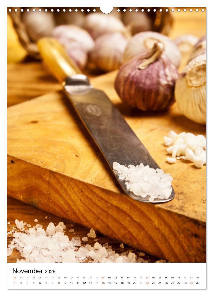 Beispielinhalt (Bild) Kräuter, Gewürze & Co. 2026 (Wandkalender 2026 DIN A3 hoch), CALVENDO Monatskalender